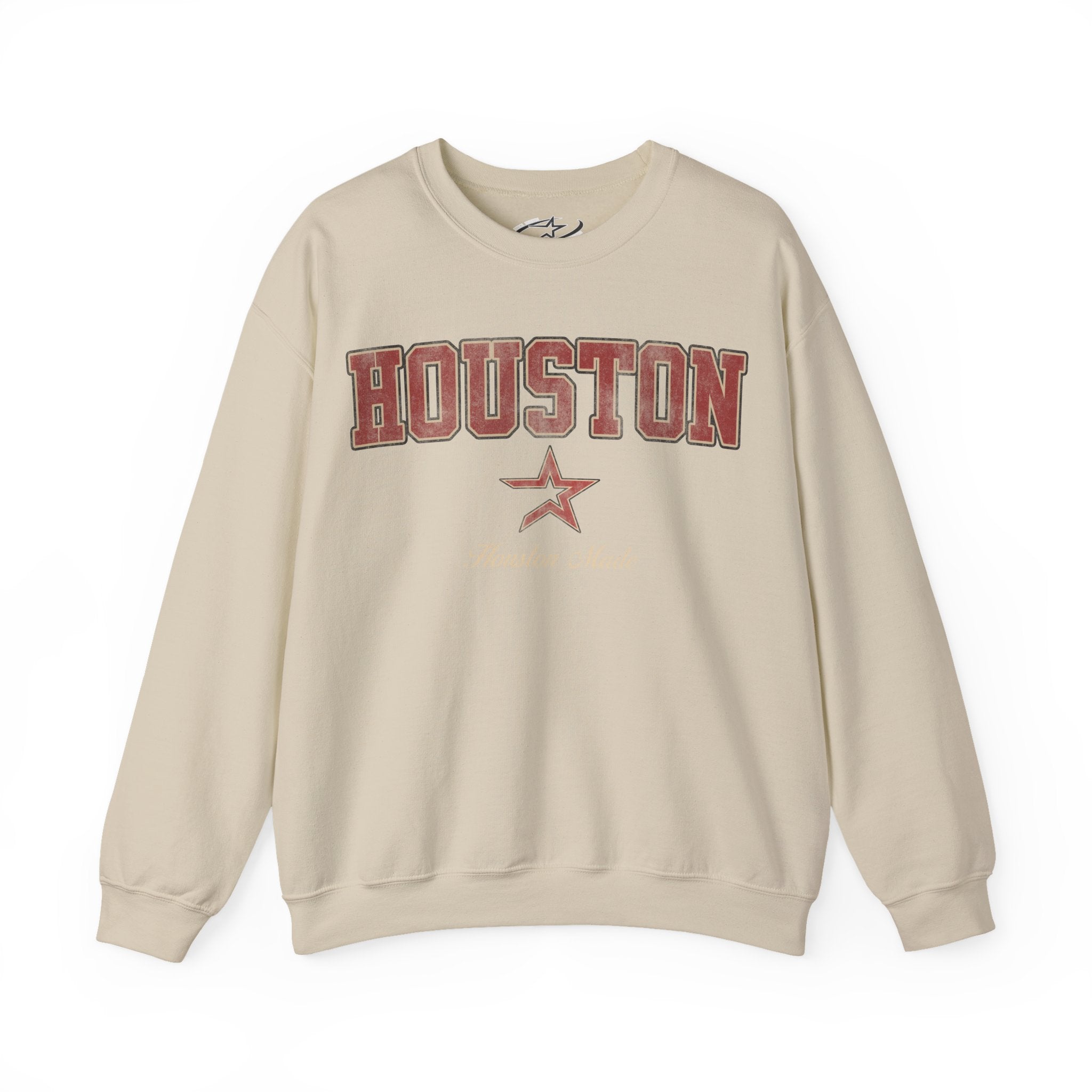 RED STROS HOUSTON MADE CREWNECK SWEATER