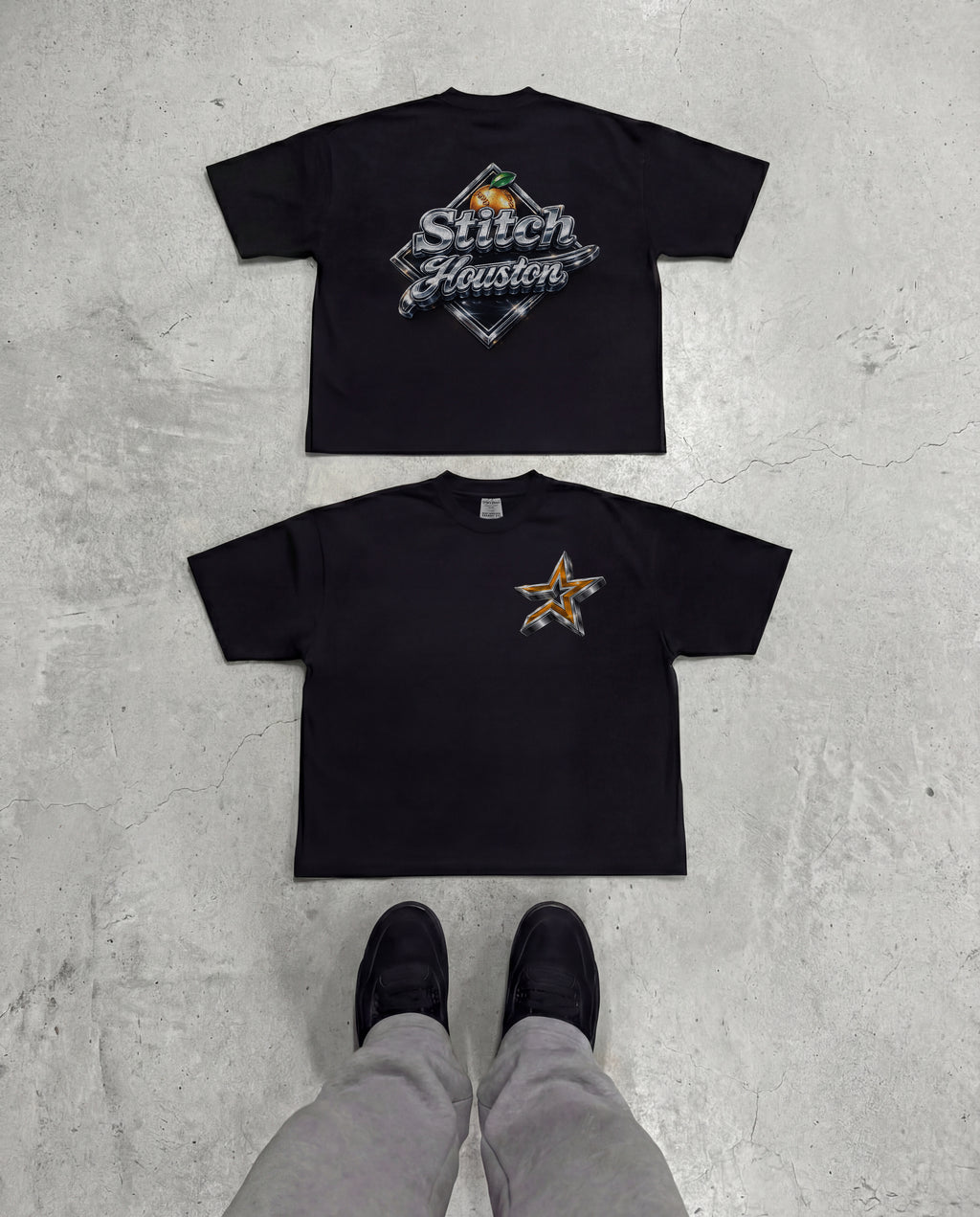 STITCH HOUSTON MINUTE MADE HEAVYWEIGHT SHAKAWEAR TEE