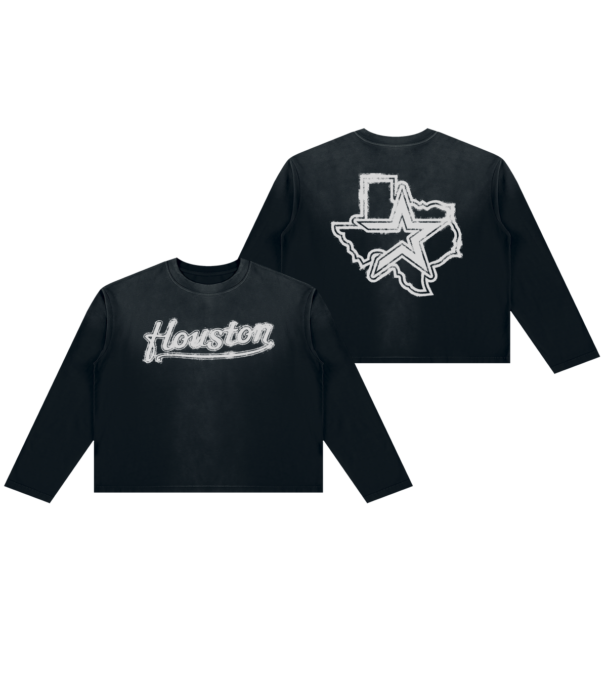 GRUNGE HOUSTON WASHED OVERSIZED BOXY LONGSLEEEVE
