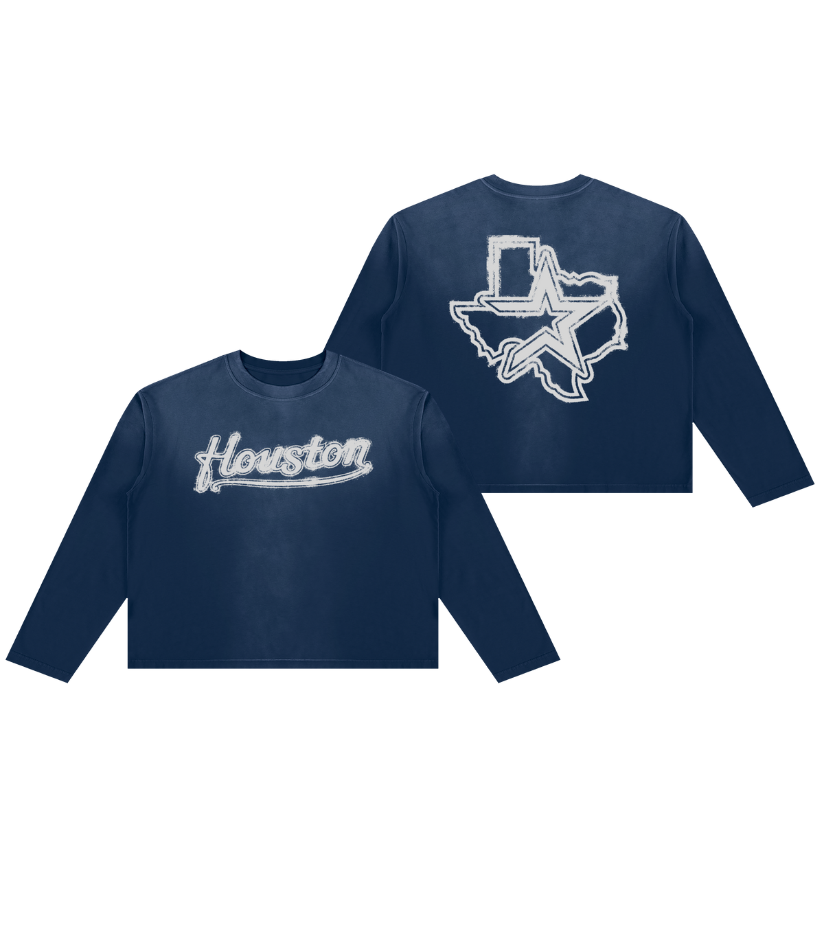 GRUNGE HOUSTON WASHED OVERSIZED BOXY LONGSLEEEVE