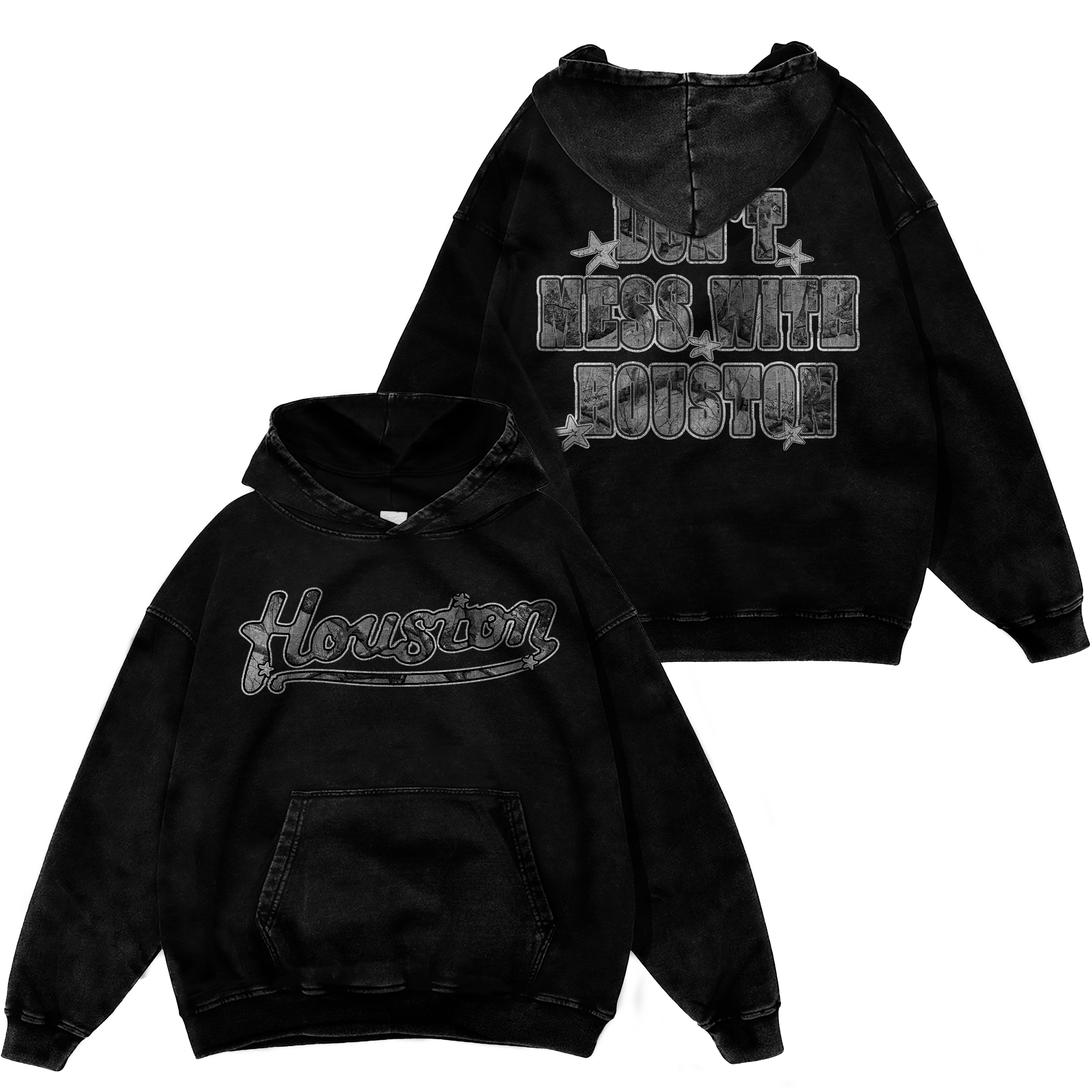 GREY TREE CAMO "HOUSTON" HOODIE
