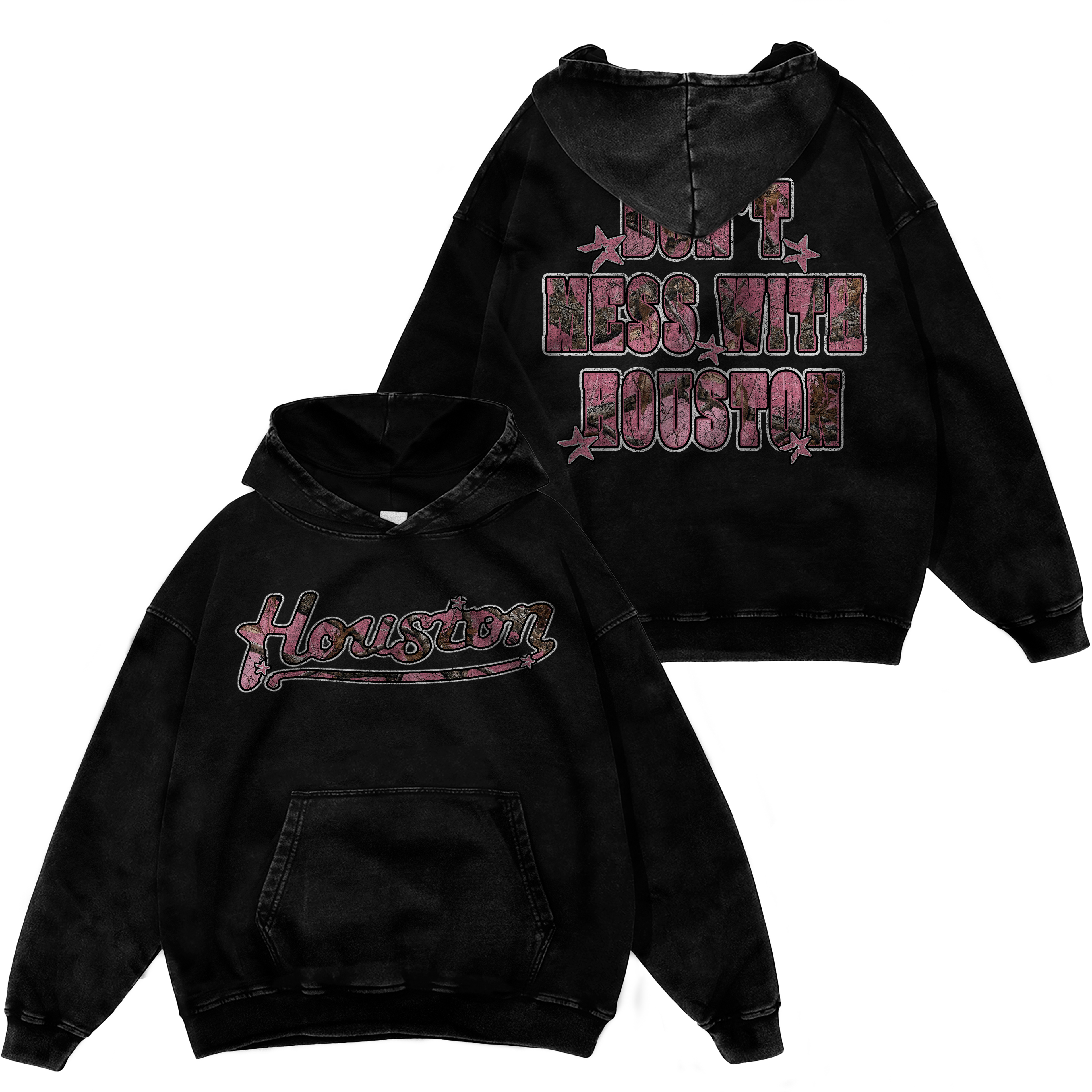 PINK TREE CAMO "HOUSTON" HOODIE