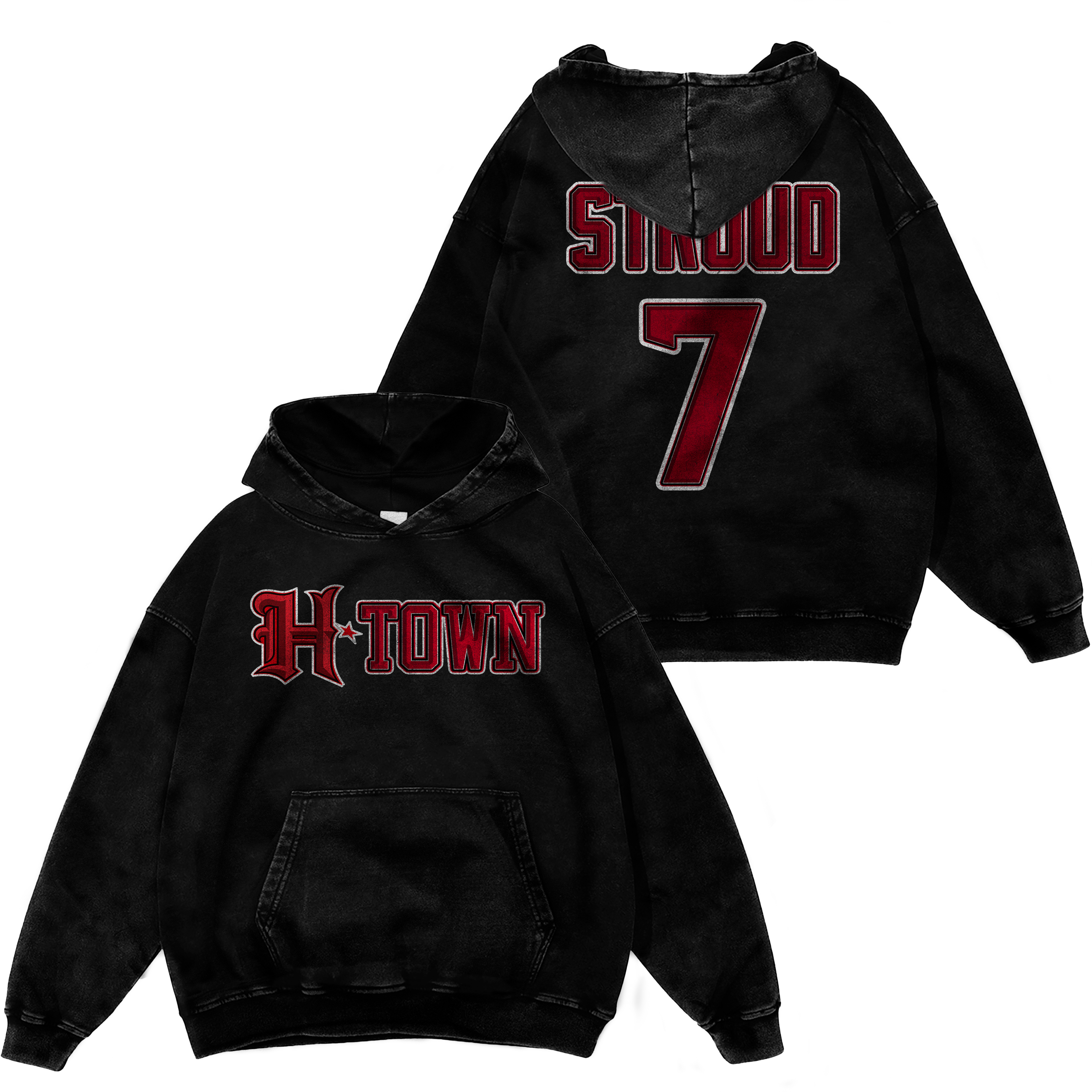 RED "STROUD" HOODIE