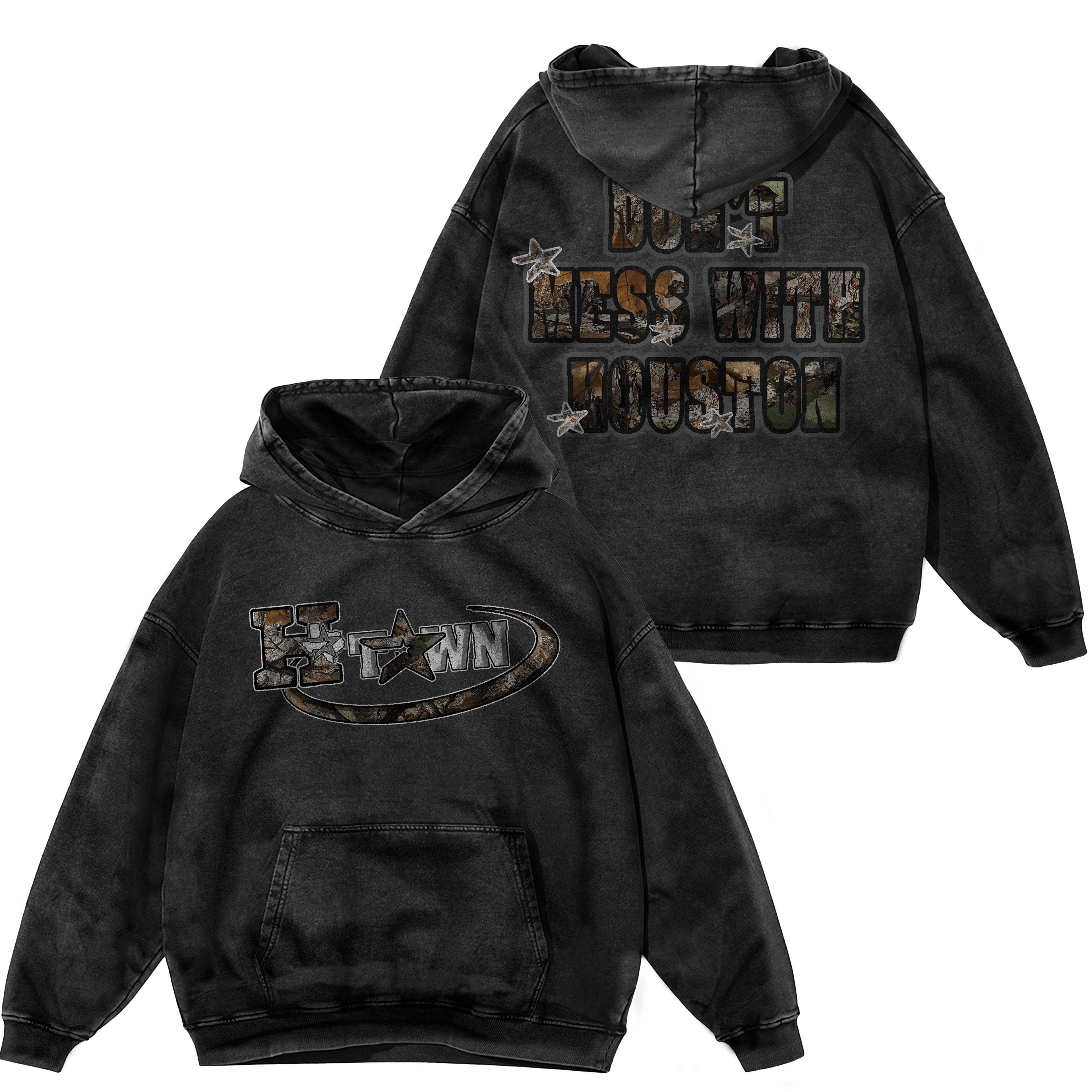 CAMO TREE "H-TOWN" HOODIE