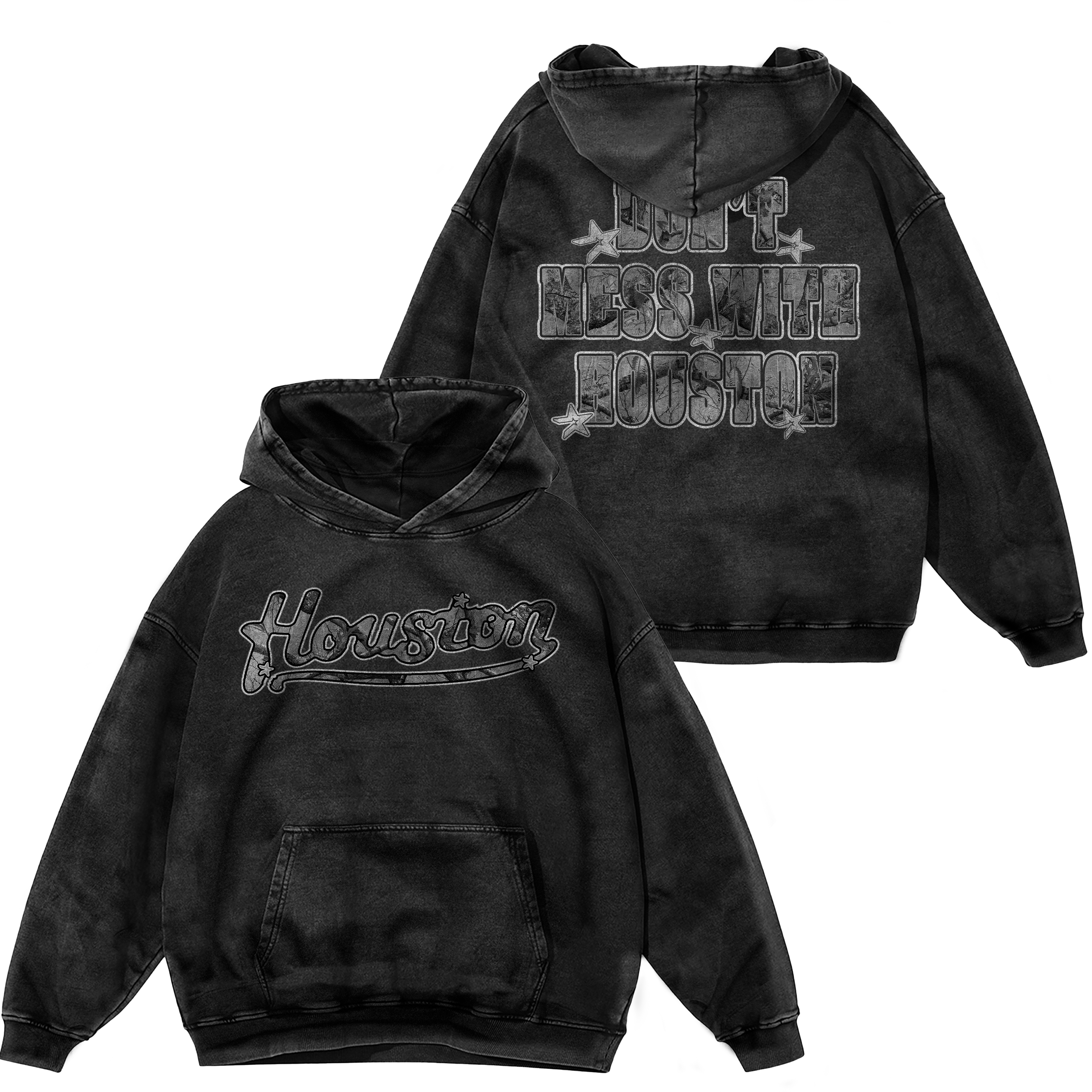 GREY TREE CAMO "HOUSTON" HOODIE