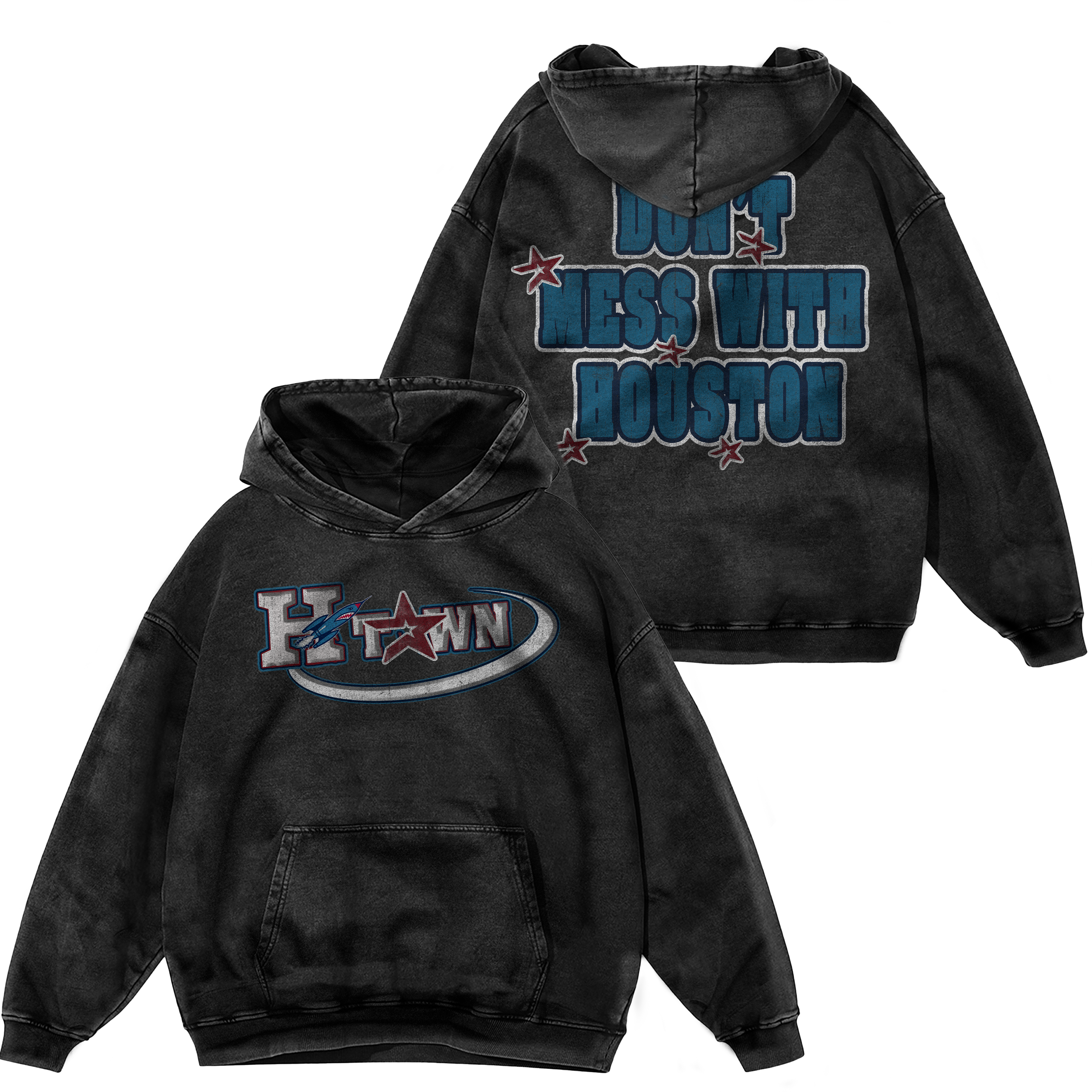 BLUE "H-TOWN" HOODIE
