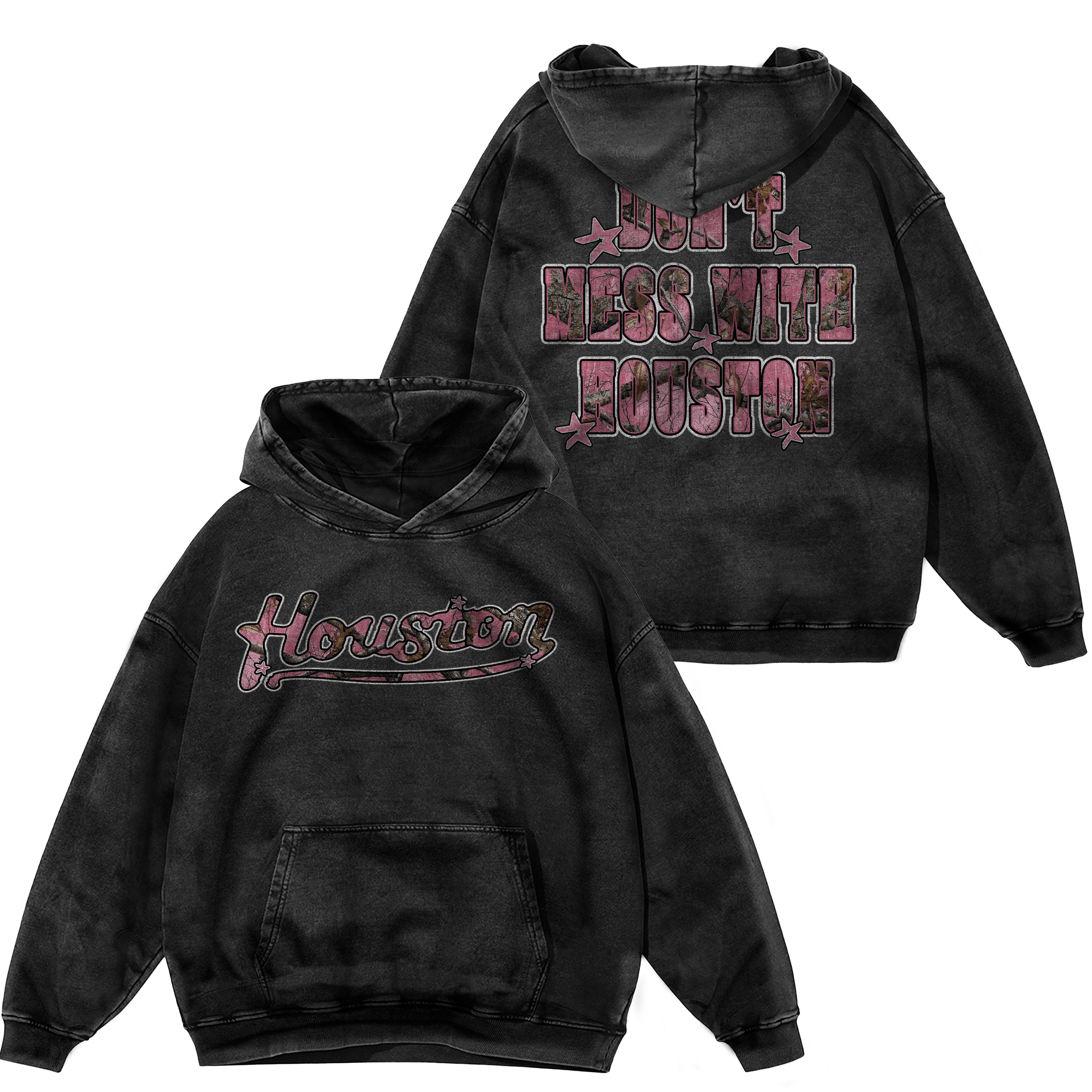 PINK TREE CAMO "HOUSTON" HOODIE