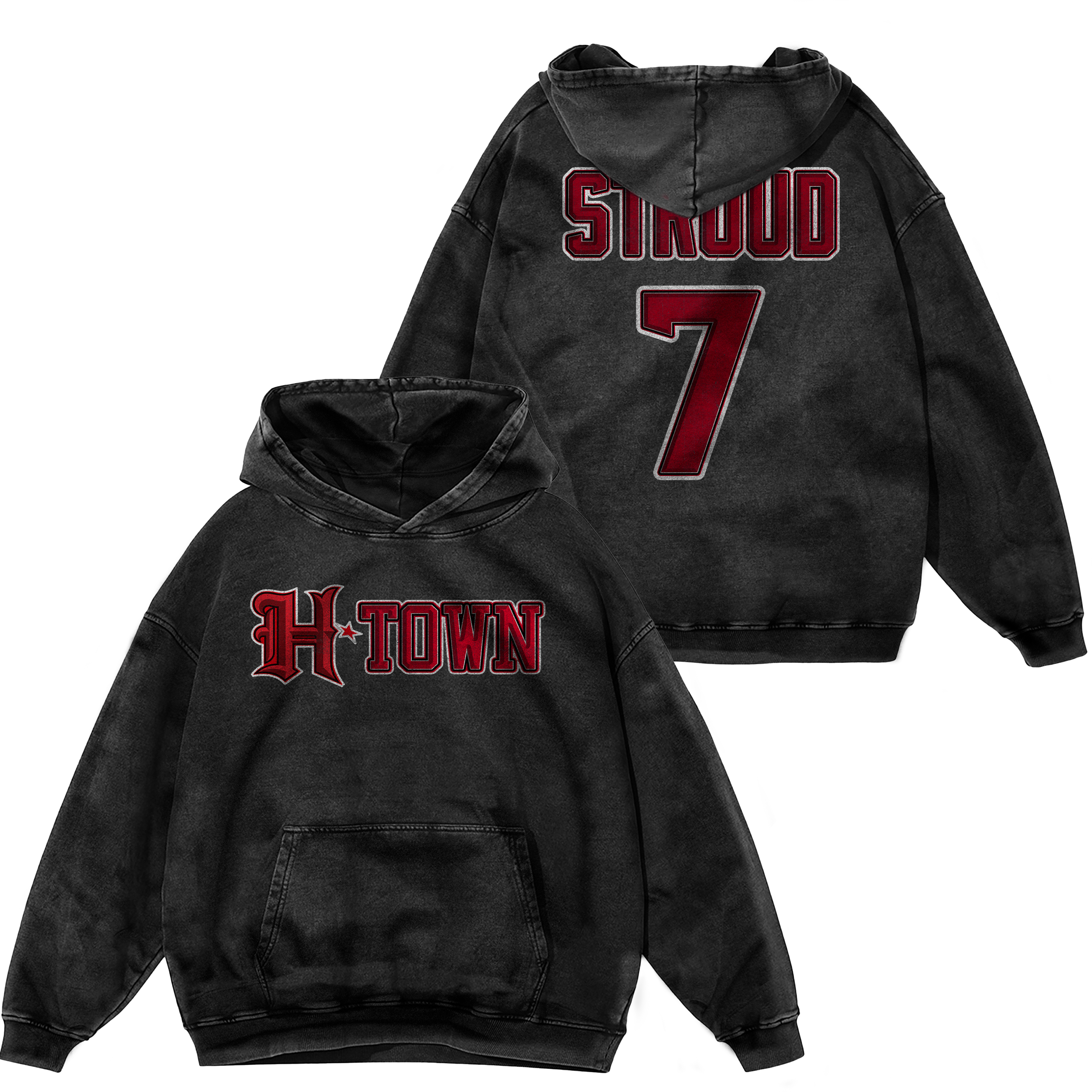 RED "STROUD" HOODIE
