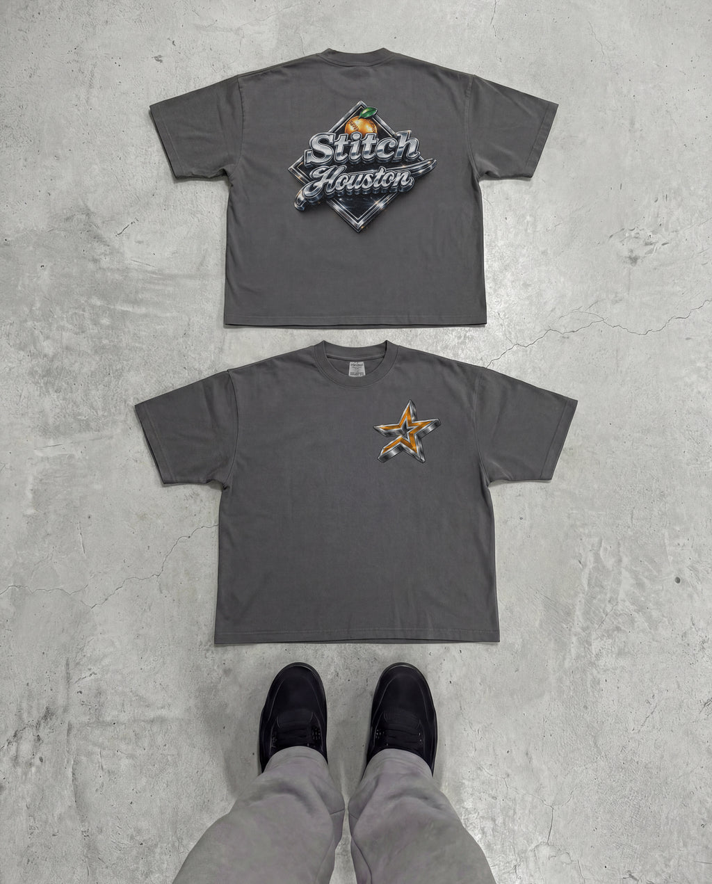 STITCH HOUSTON MINUTE MADE HEAVYWEIGHT SHAKAWEAR TEE