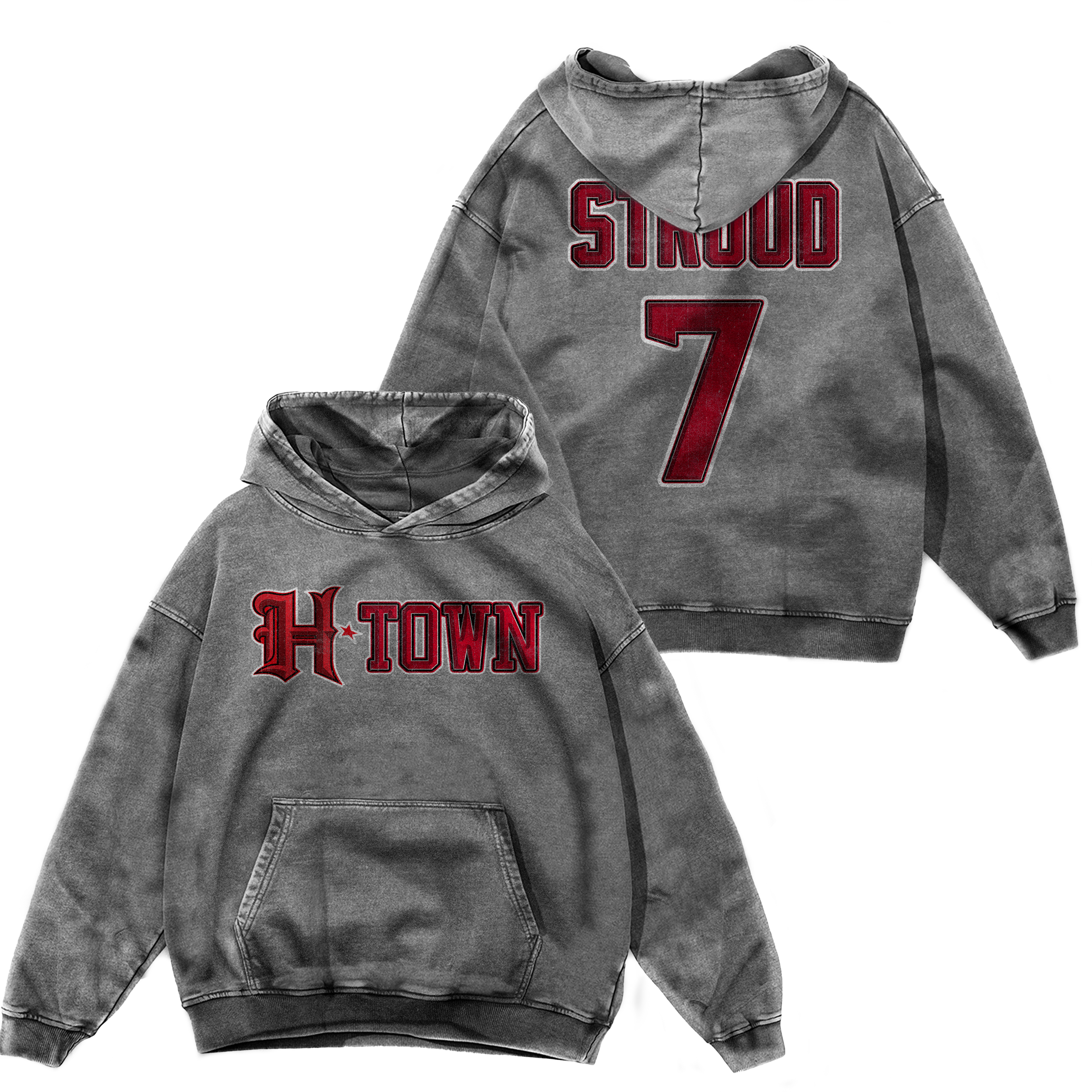 RED "STROUD" HOODIE