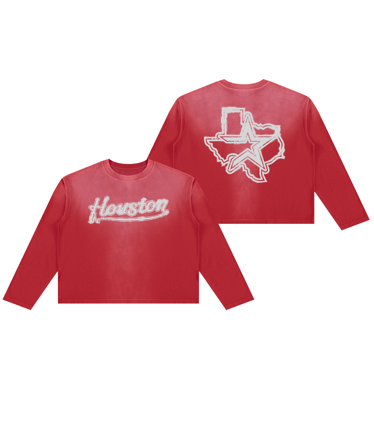 GRUNGE HOUSTON WASHED OVERSIZED BOXY LONGSLEEEVE