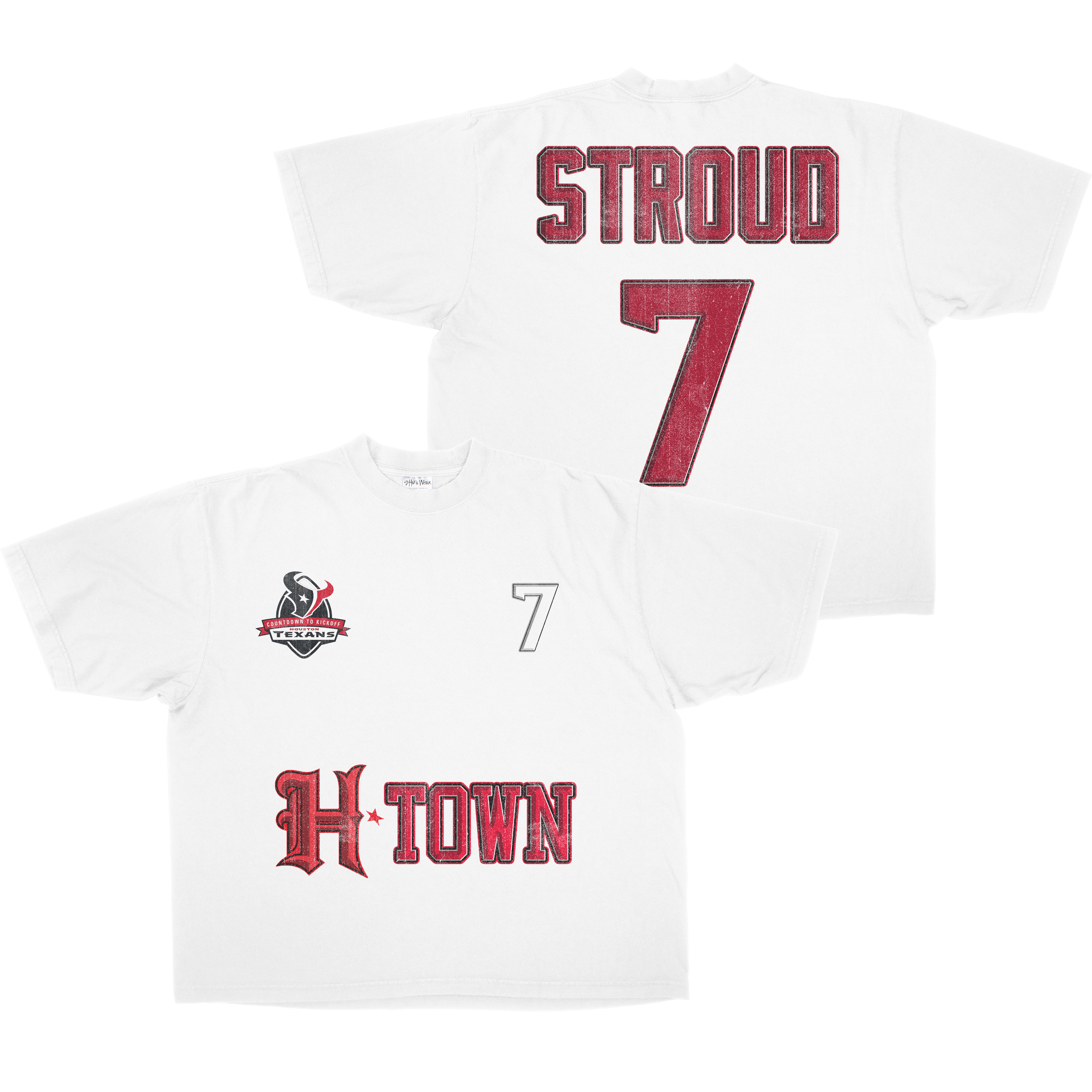 RED STROUD TEE