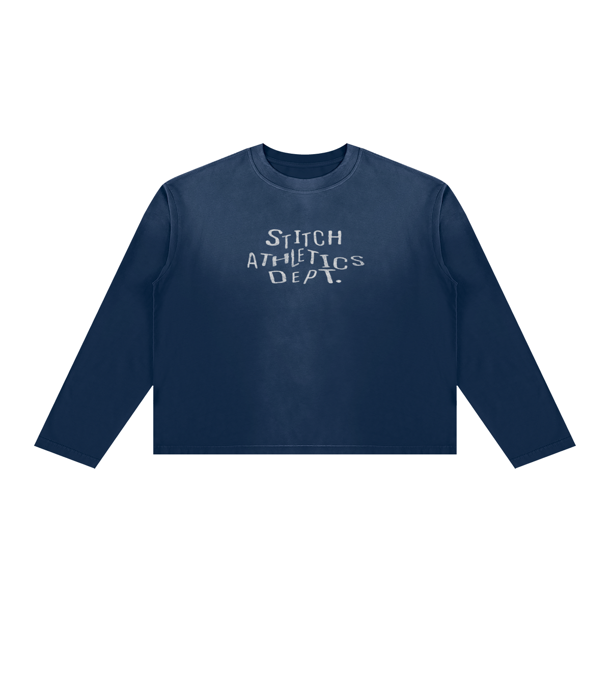 STITCH ATHL DEPT. WASHED OVERSIZED BOXY LONGSLEEEVE