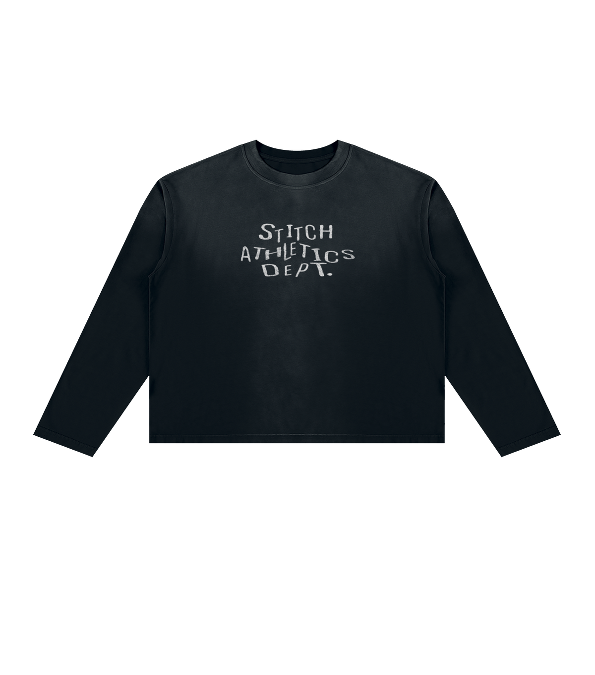 STITCH ATHL DEPT. WASHED OVERSIZED BOXY LONGSLEEEVE