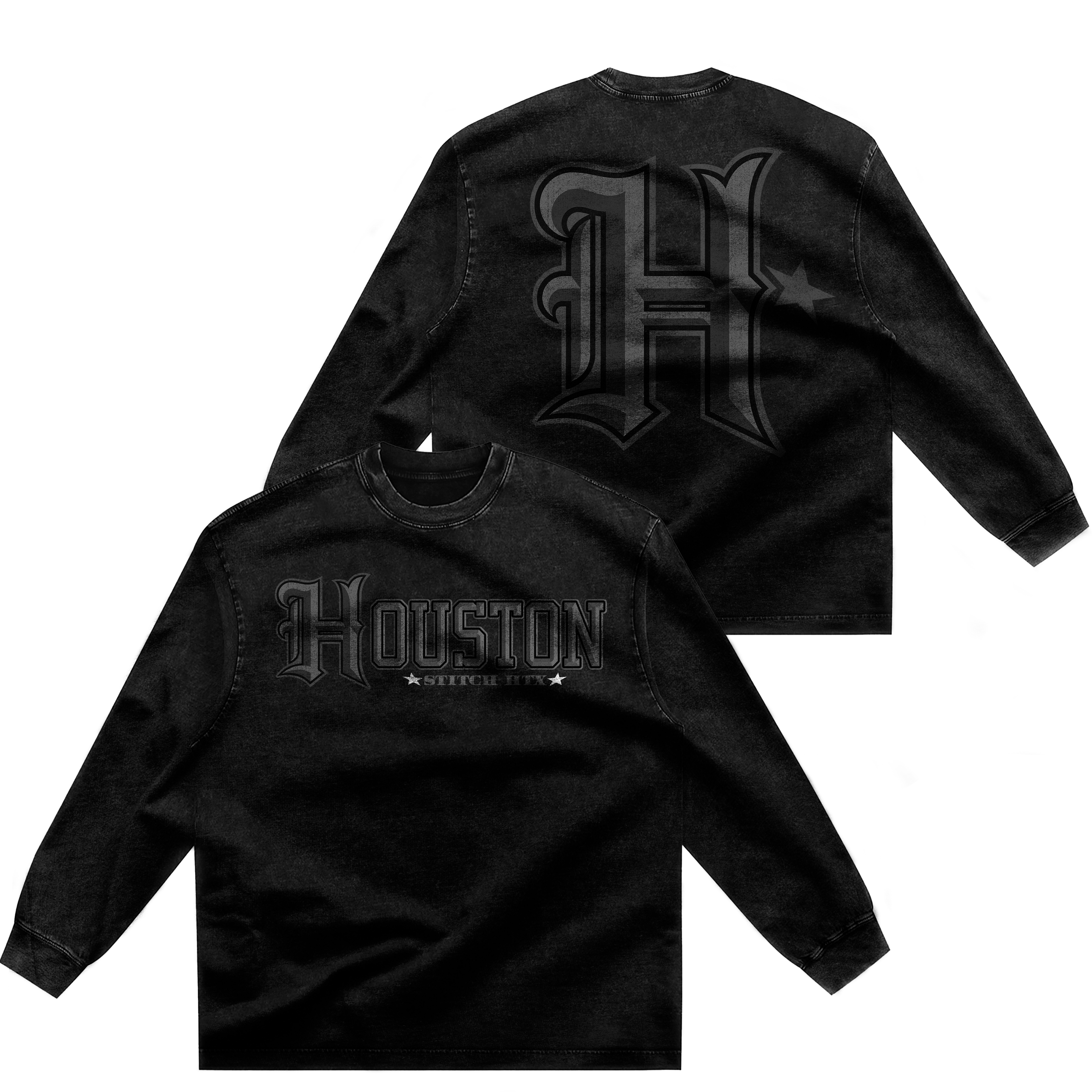 GREY "H" LONG SLEEVE need mock grey