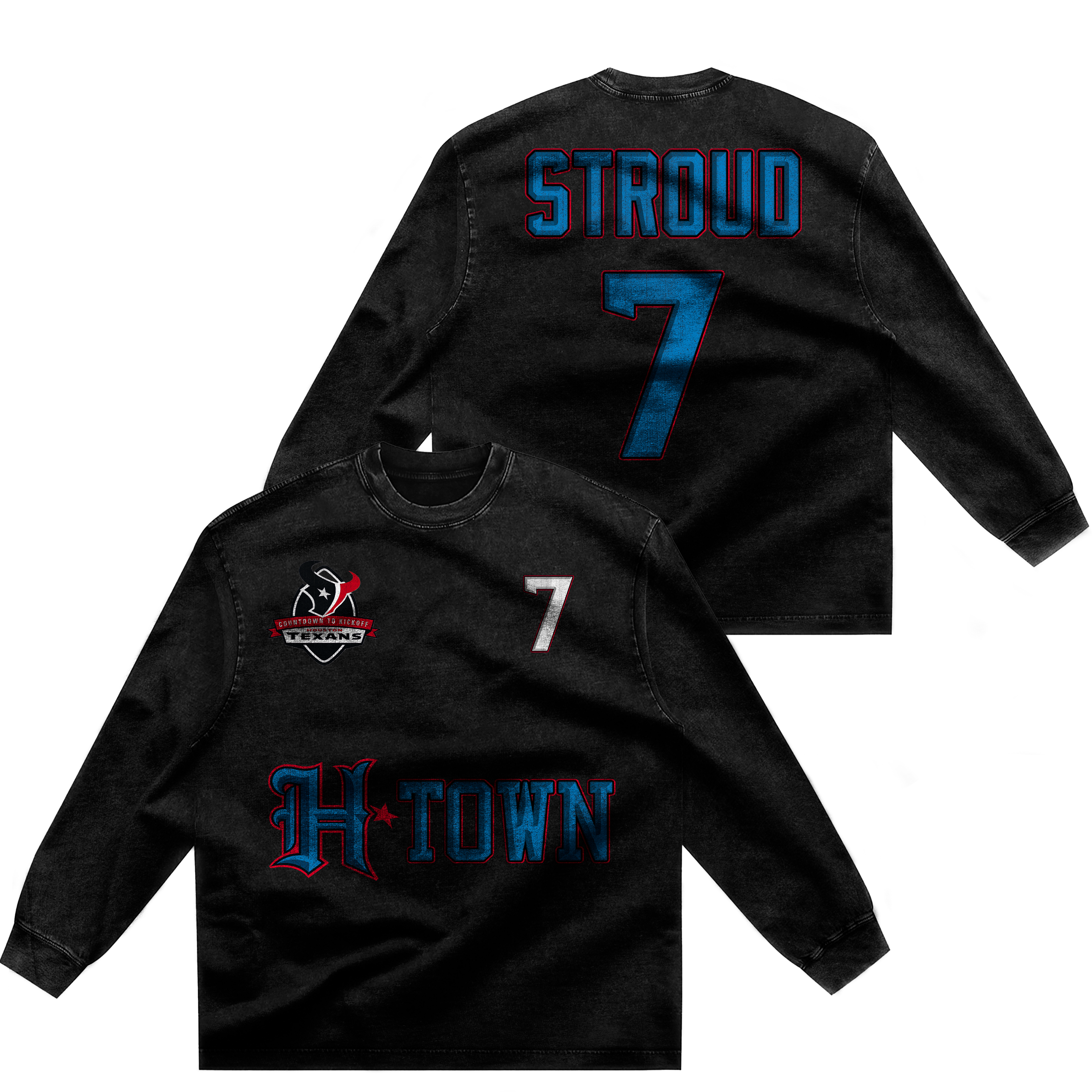 BLUE "STROUD" LONG SLEEVE