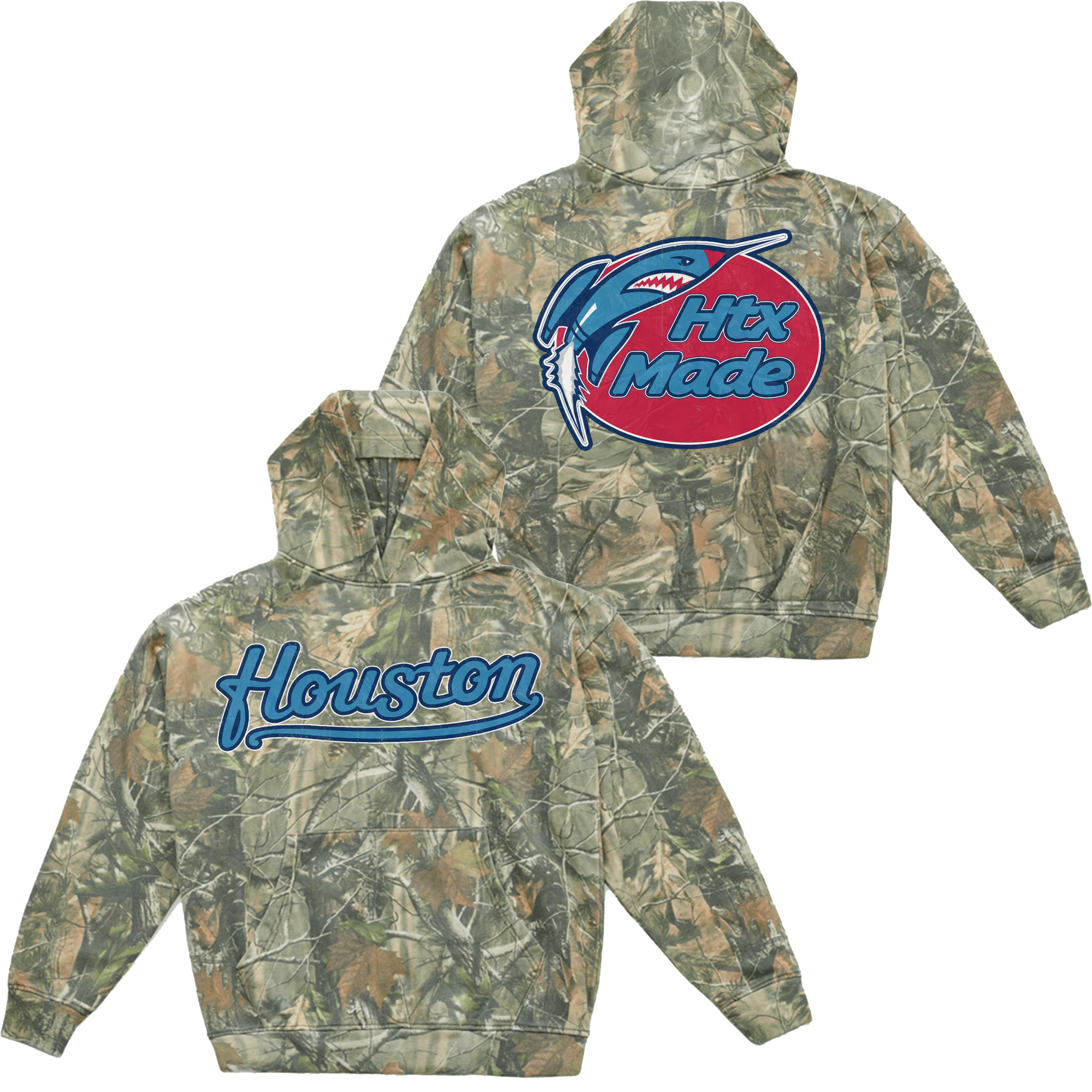 HTX MADE TREE CAMO HOODIE