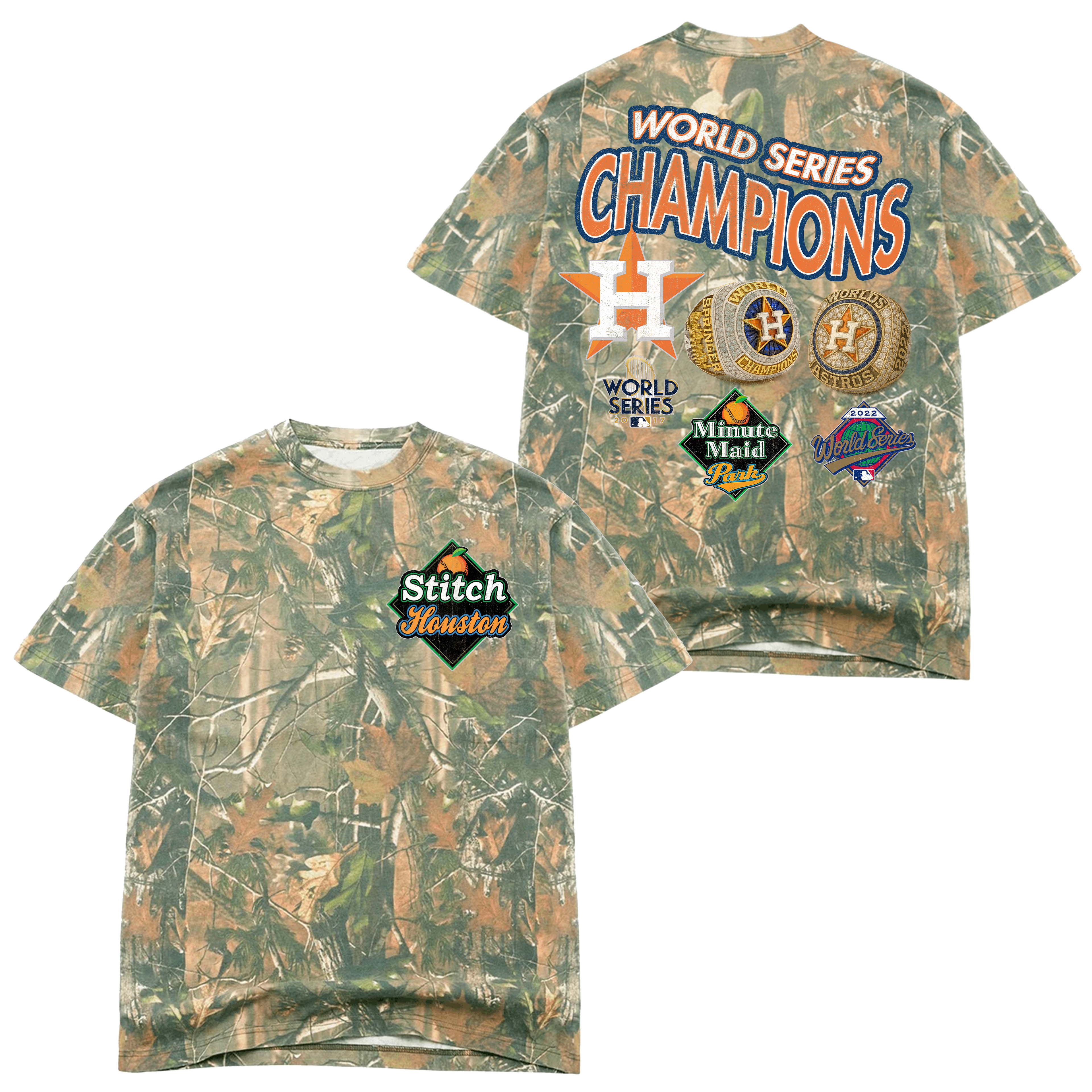 STROS CHAMP TREE CAMO TEE