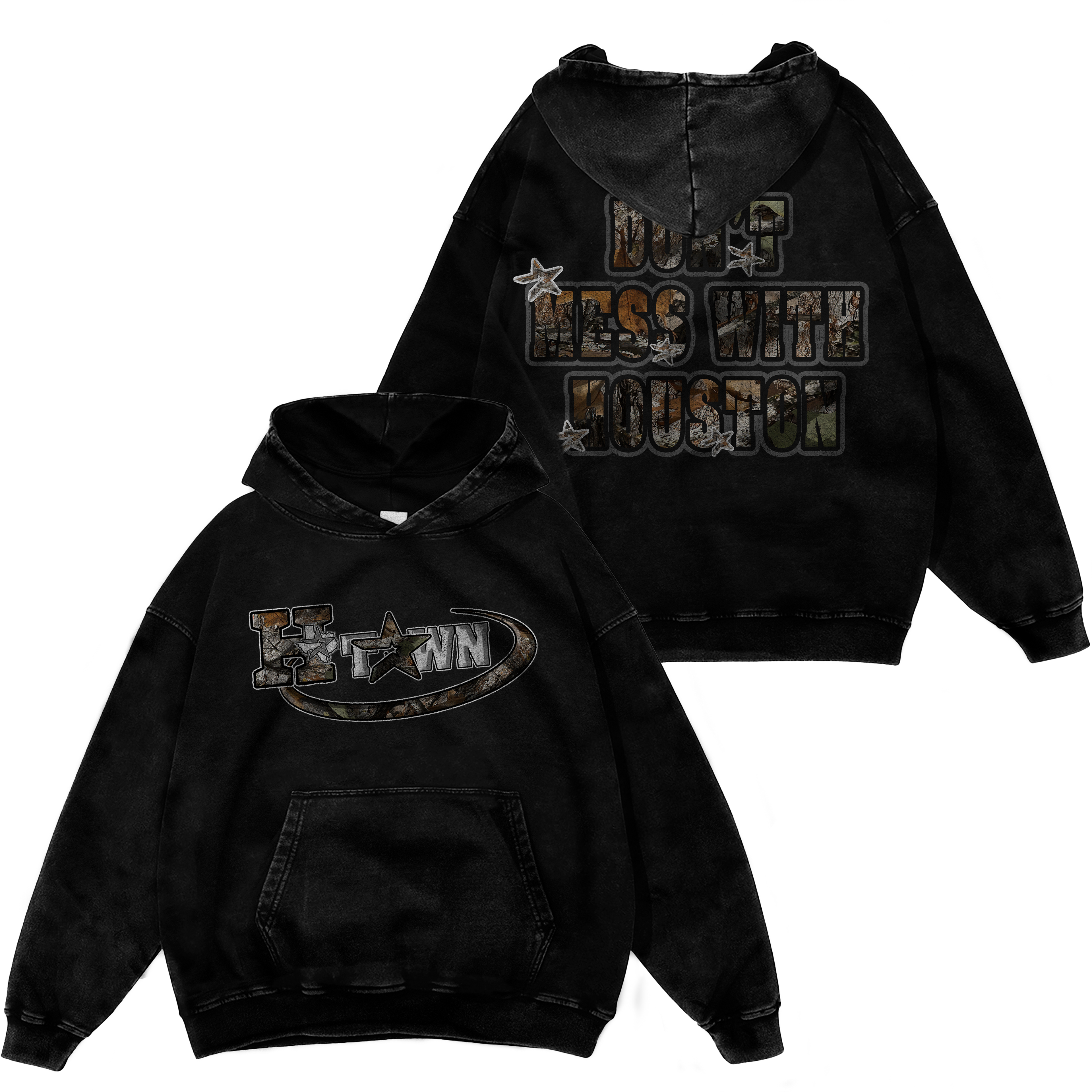 CAMO TREE "H-TOWN" HOODIE