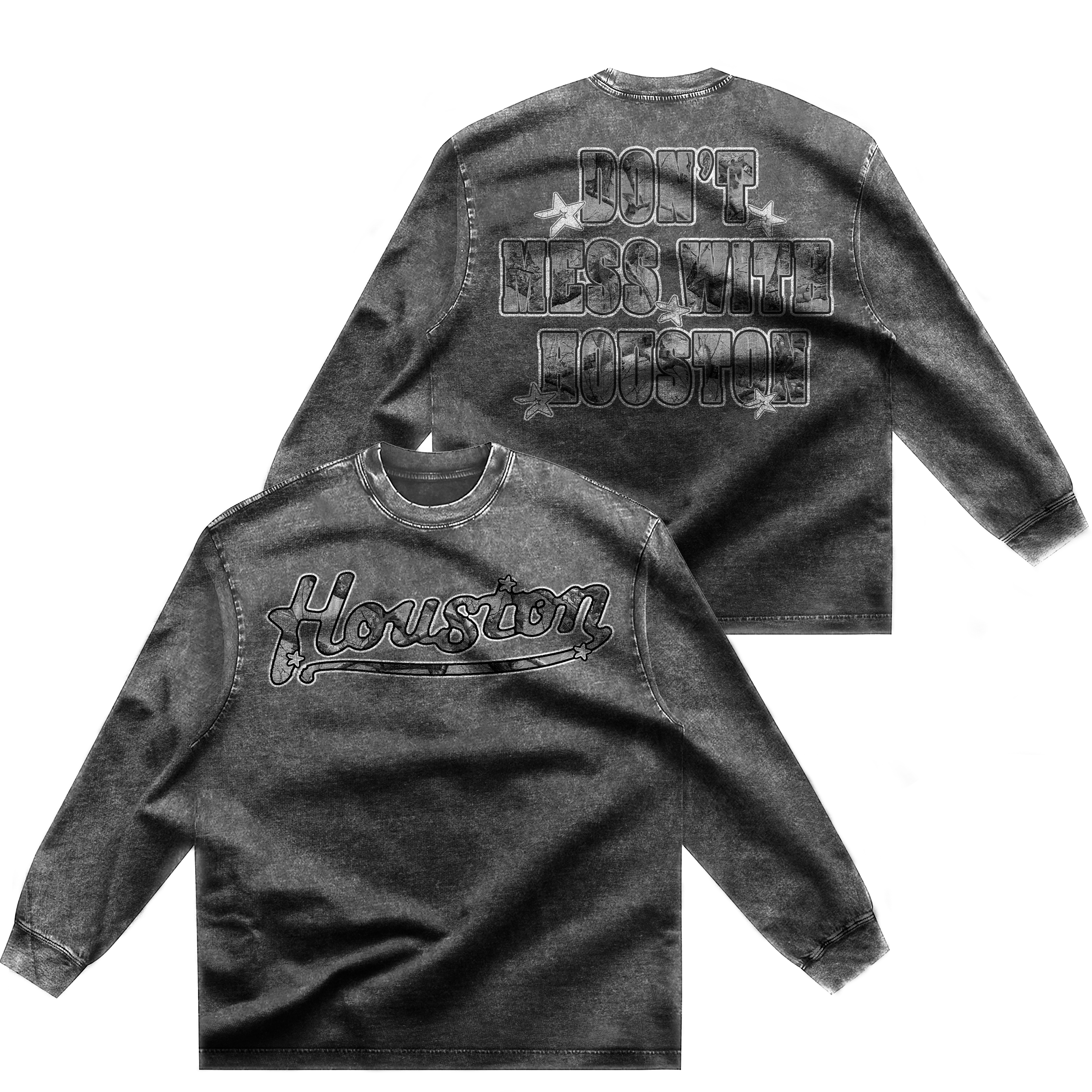 GREY TREE CAMO "HOUSTON" LONG SLEEVEE