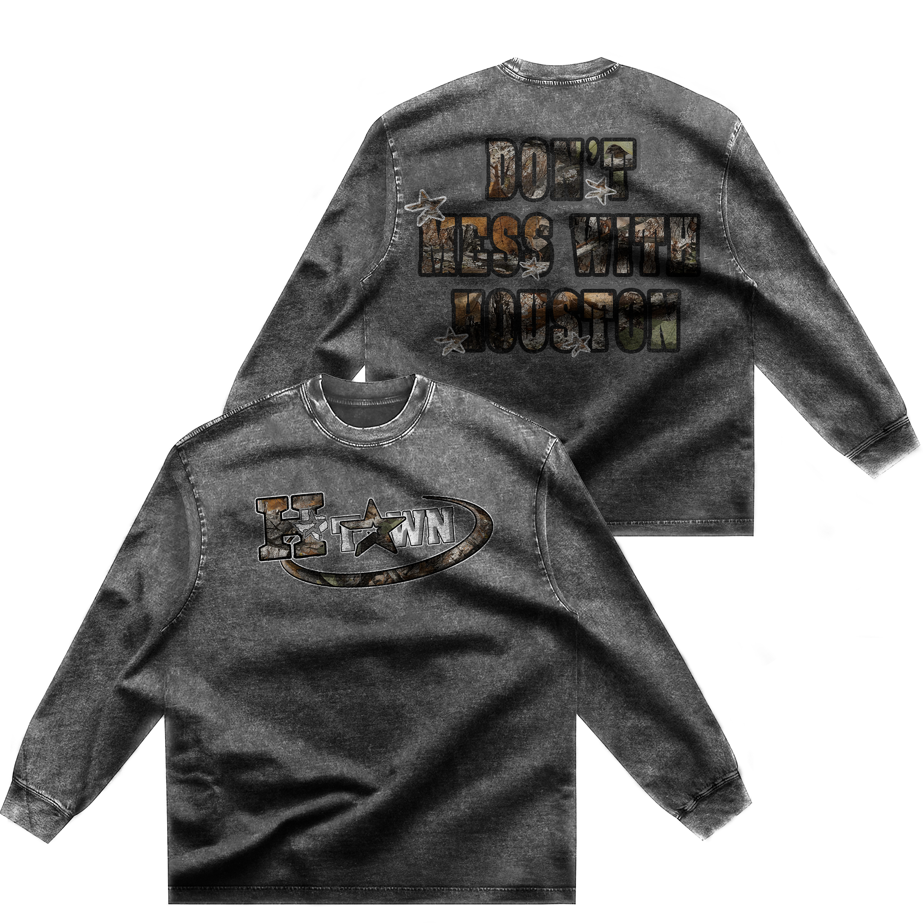 TREE CAMO "H-TOWN" LONG SLEEVE