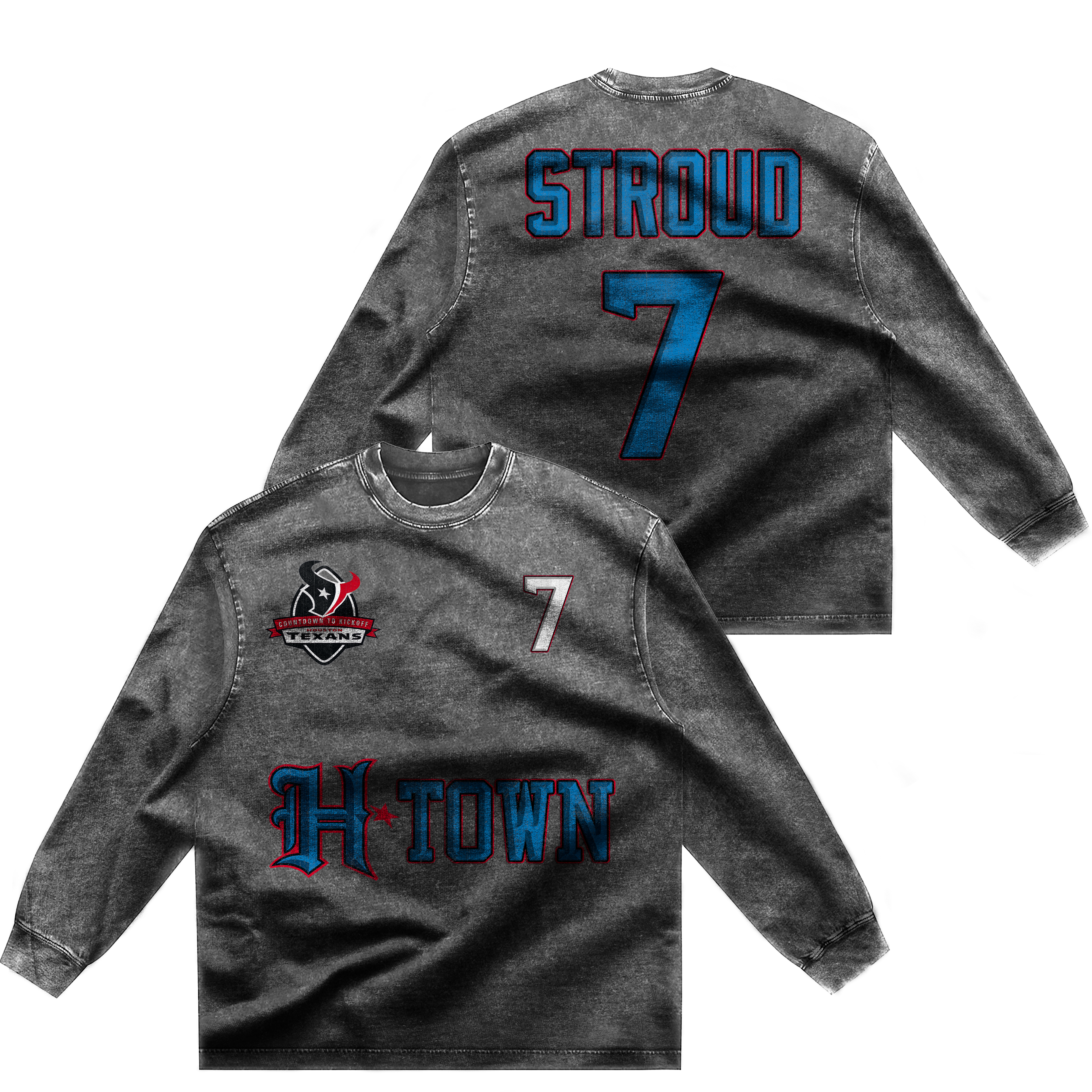 BLUE "STROUD" LONG SLEEVE