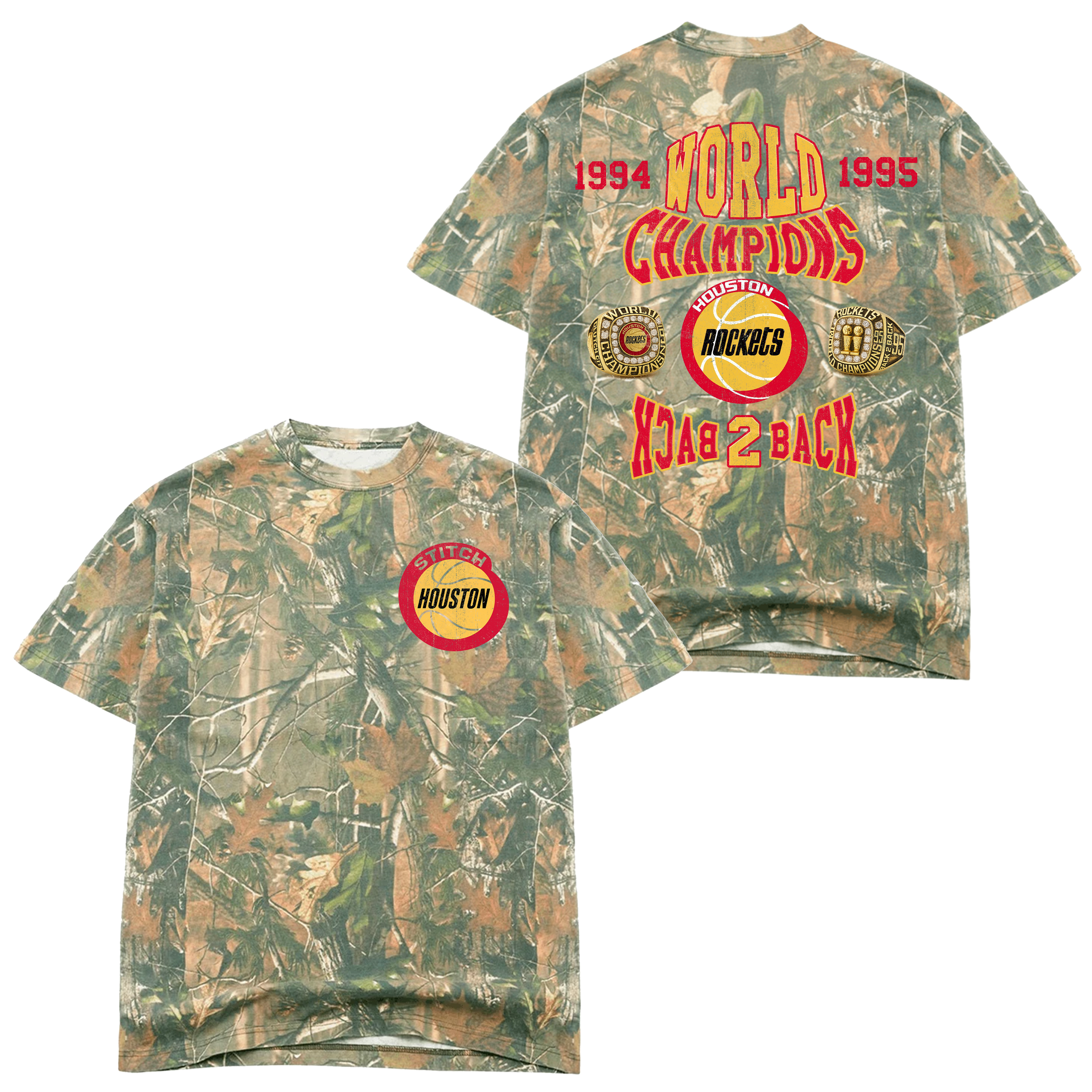 B2B CHAMPS TREE CAMO TEE