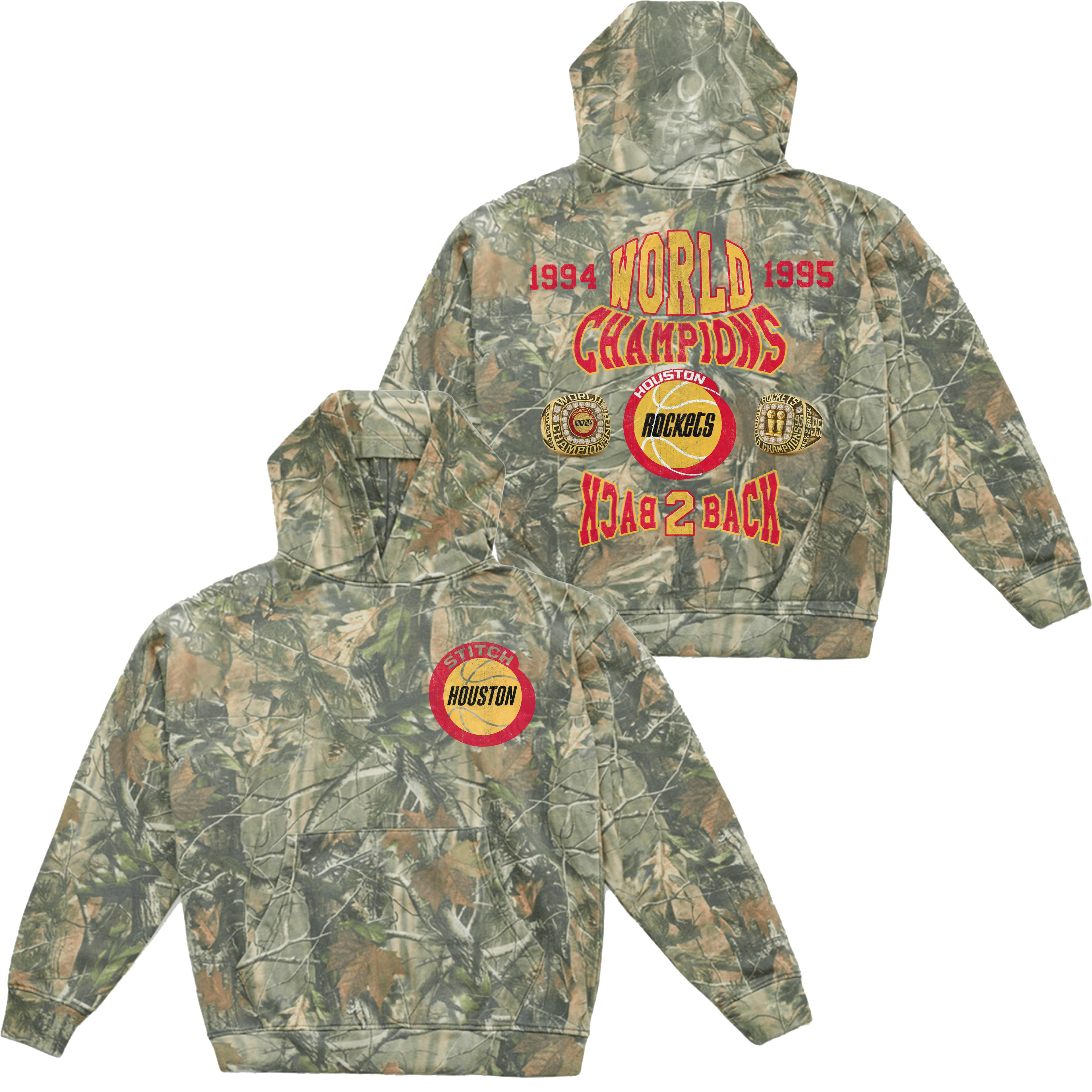 B2B CHAMPS TREE CAMO HOODIE