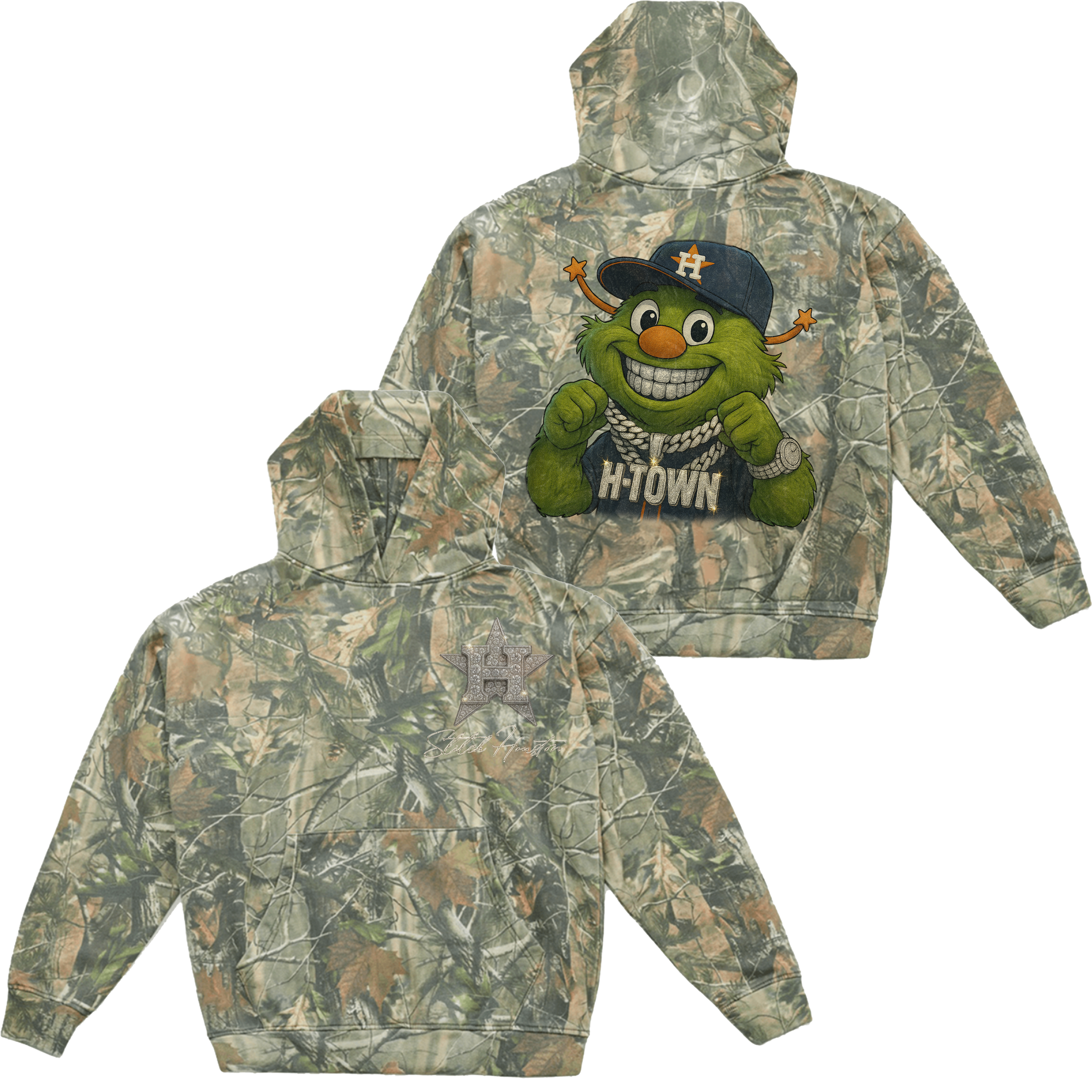 H-TOWN STROS TREE CAMO HOODIE