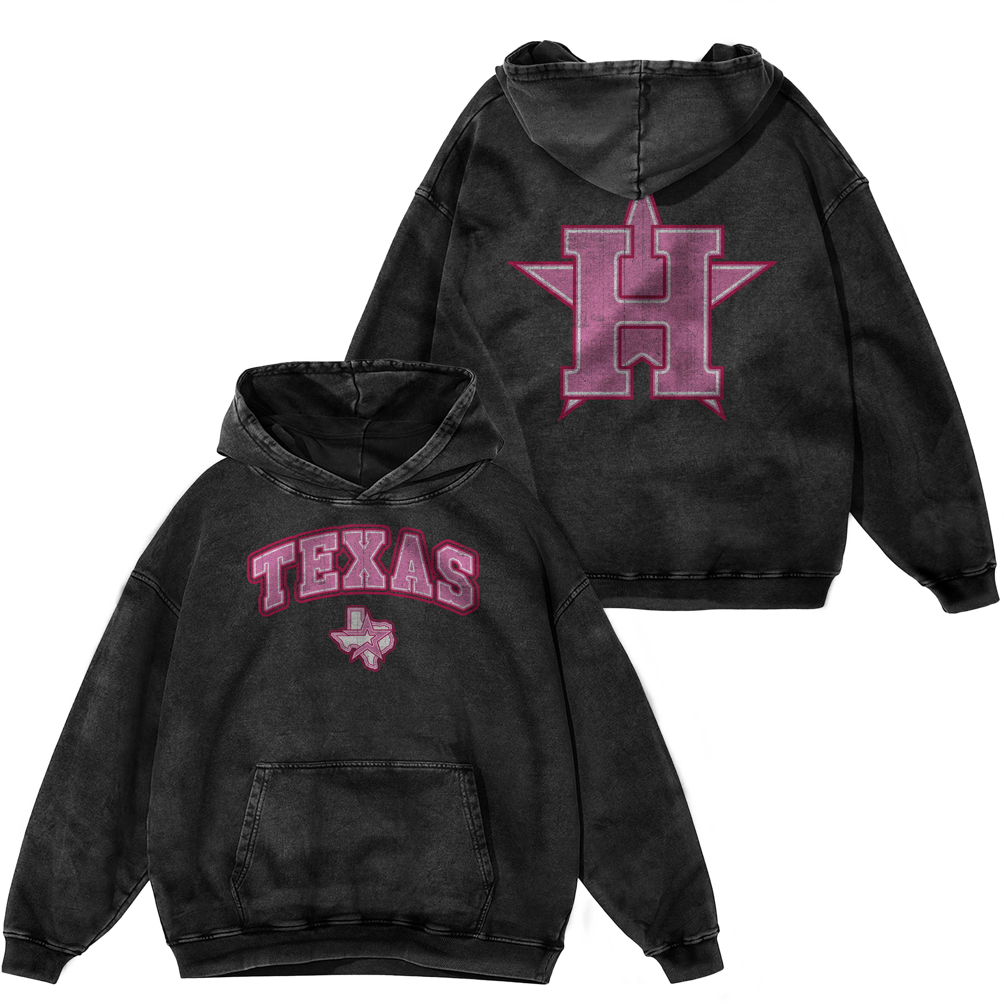 PINK "TEXAS" HOODIE
