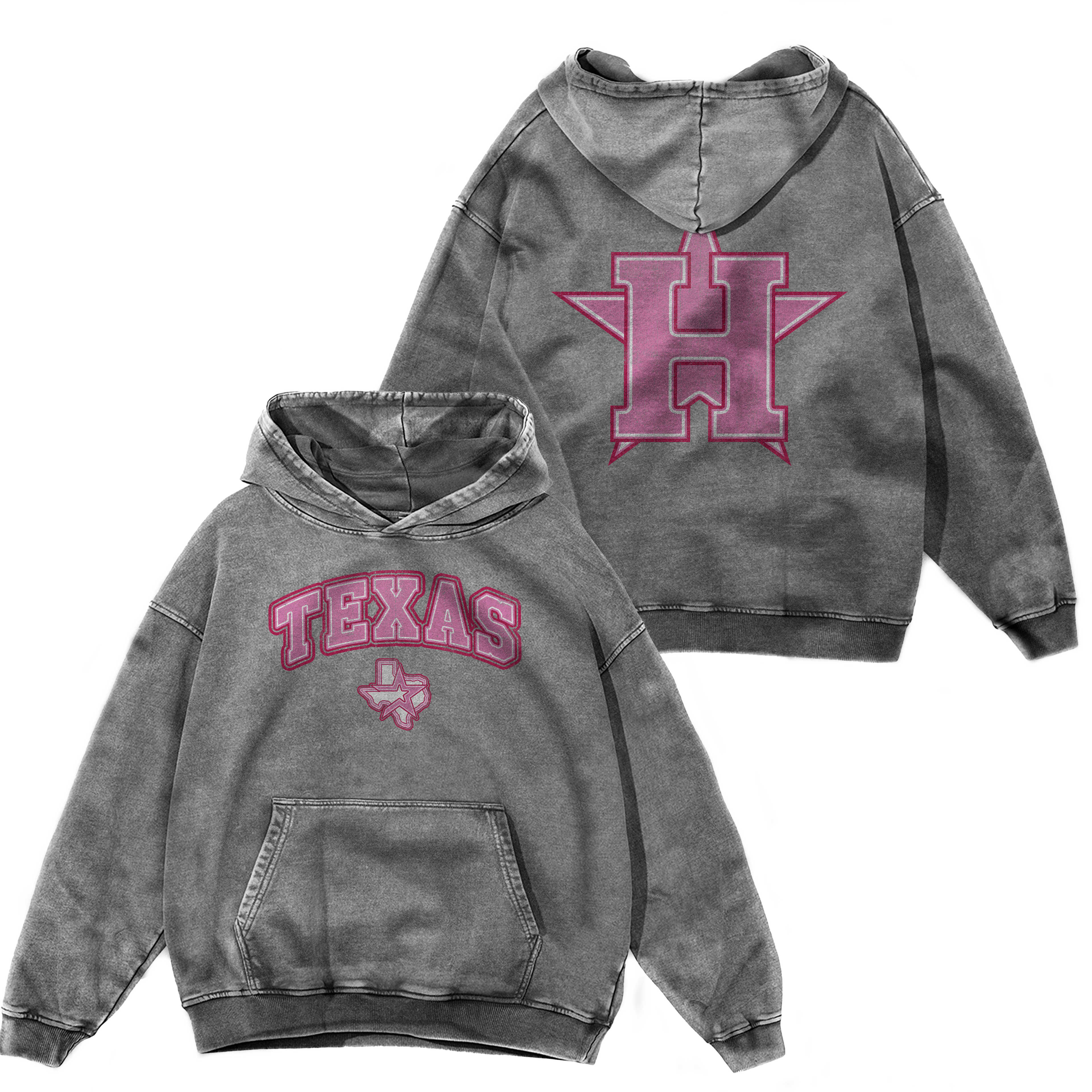PINK "TEXAS" HOODIE