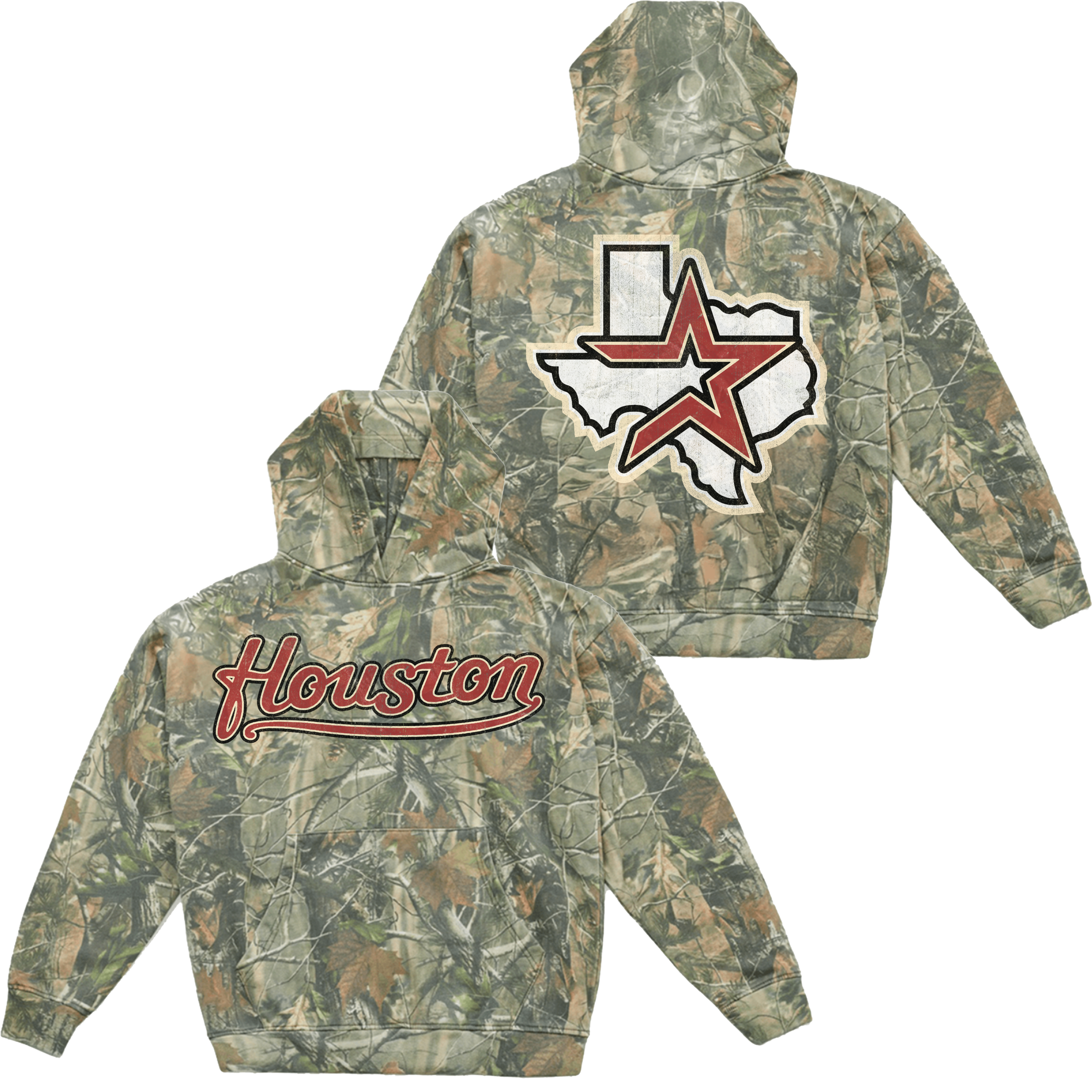 RED OG HOUSTON TREE HOODIE