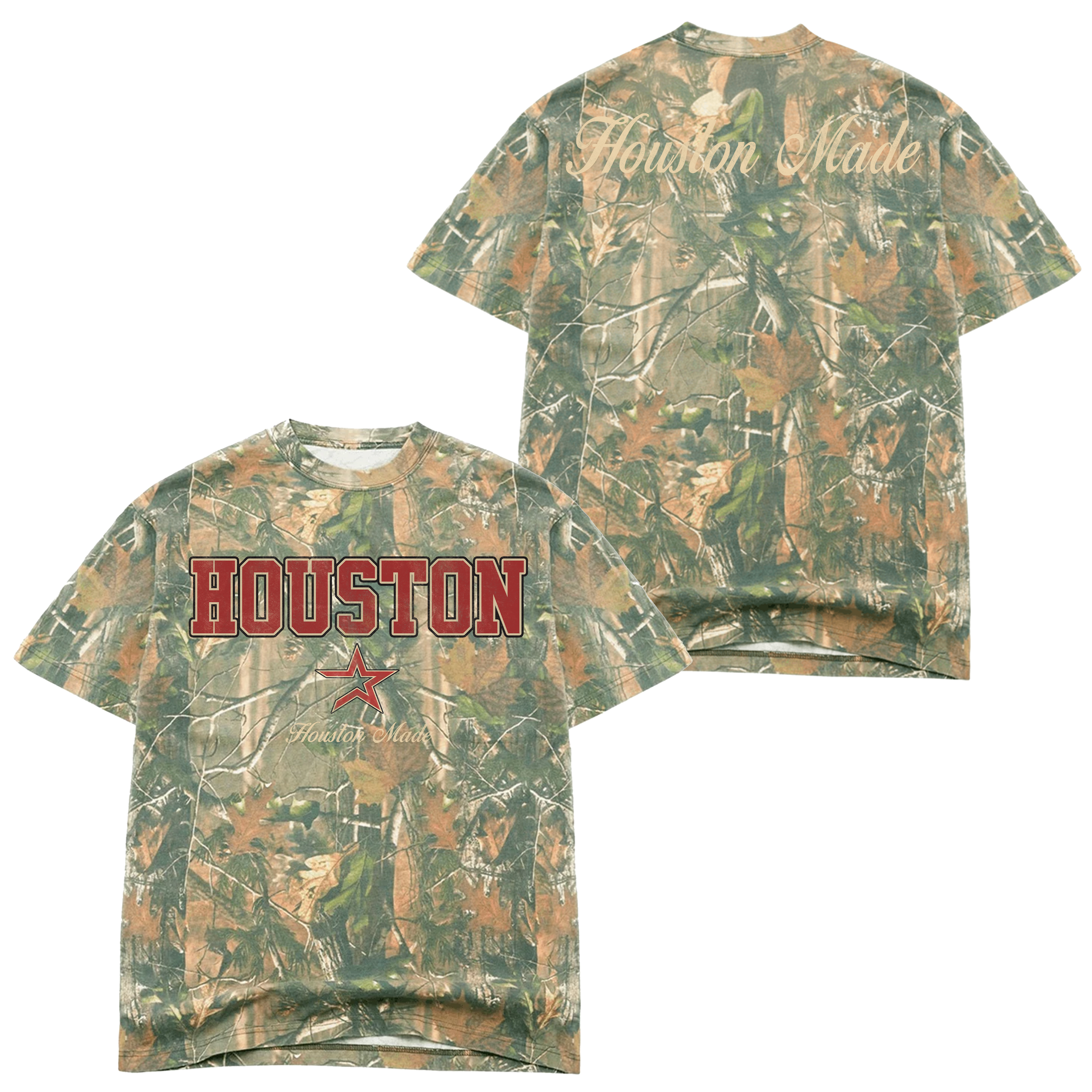 RED STROS TREE CAMO TEE
