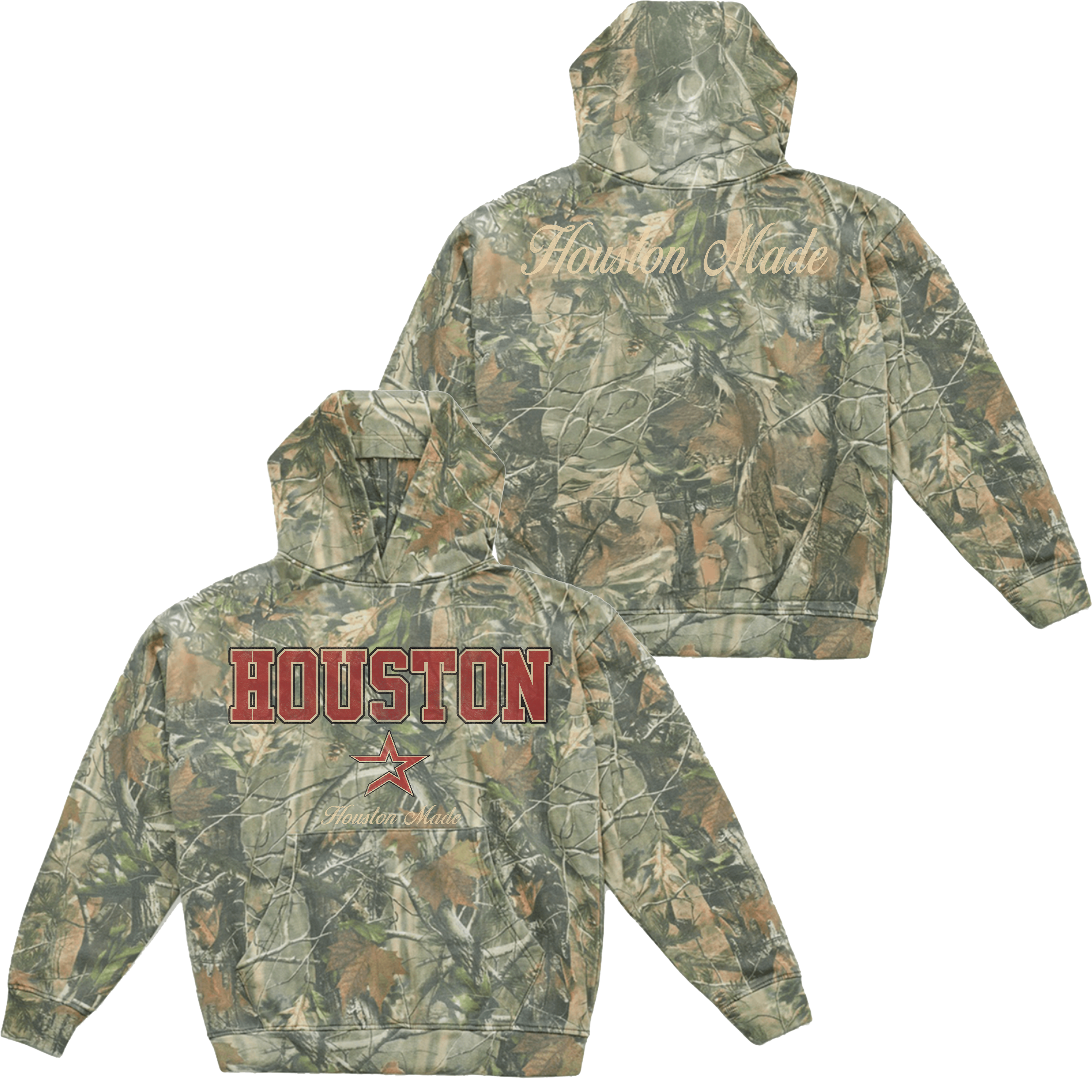 RED STROS TREE HOODIE