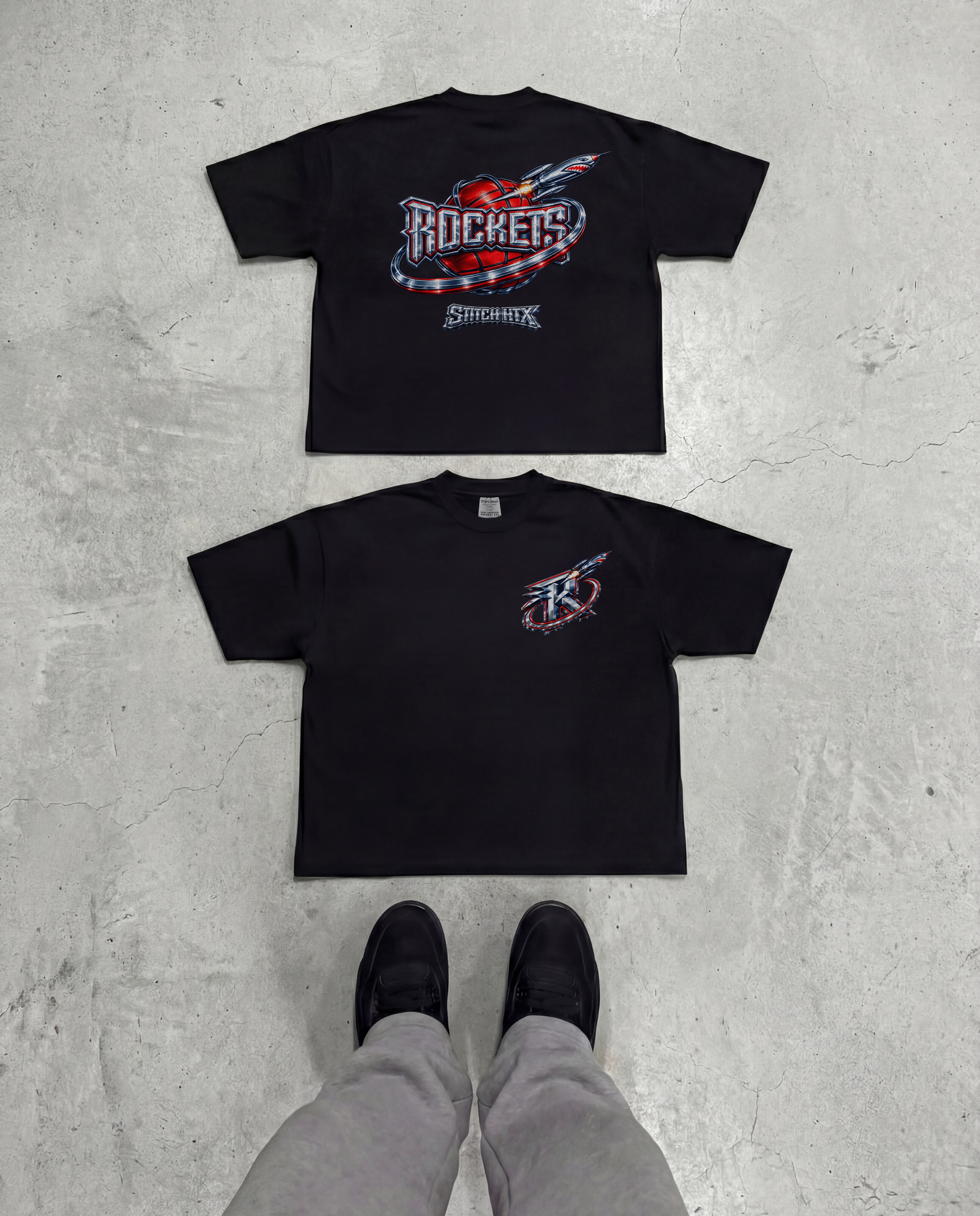 CHROME RETRO RKTS HEAVYWEIGHT SHAKAWEAR TEE