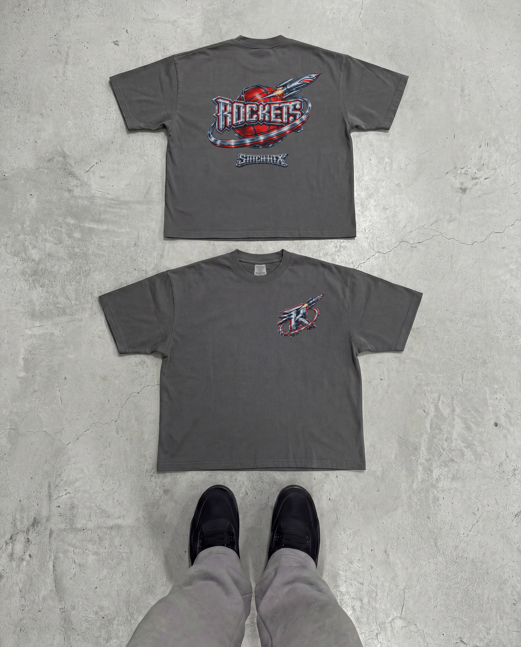 CHROME RETRO RKTS HEAVYWEIGHT SHAKAWEAR TEE