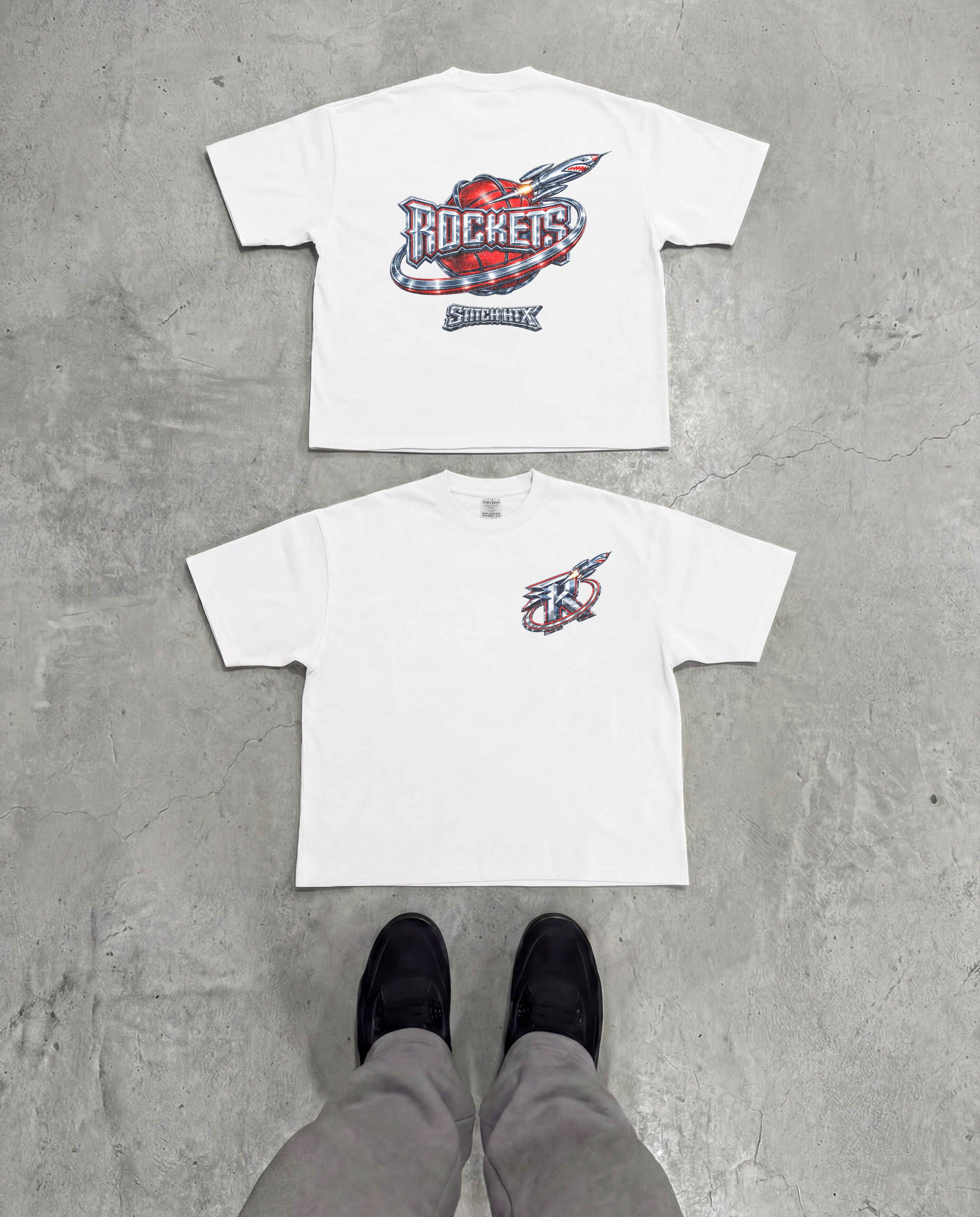 CHROME RETRO RKTS HEAVYWEIGHT SHAKAWEAR TEE