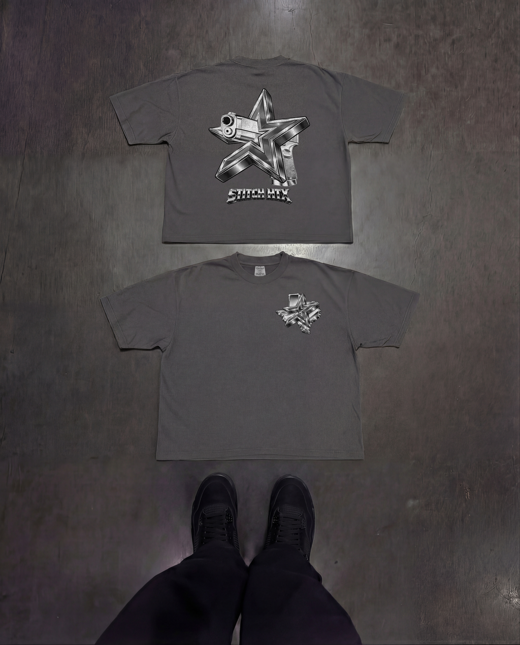 CHROME STROS GLOCK HEAVYWEIGHT SHAKAWEAR TEE