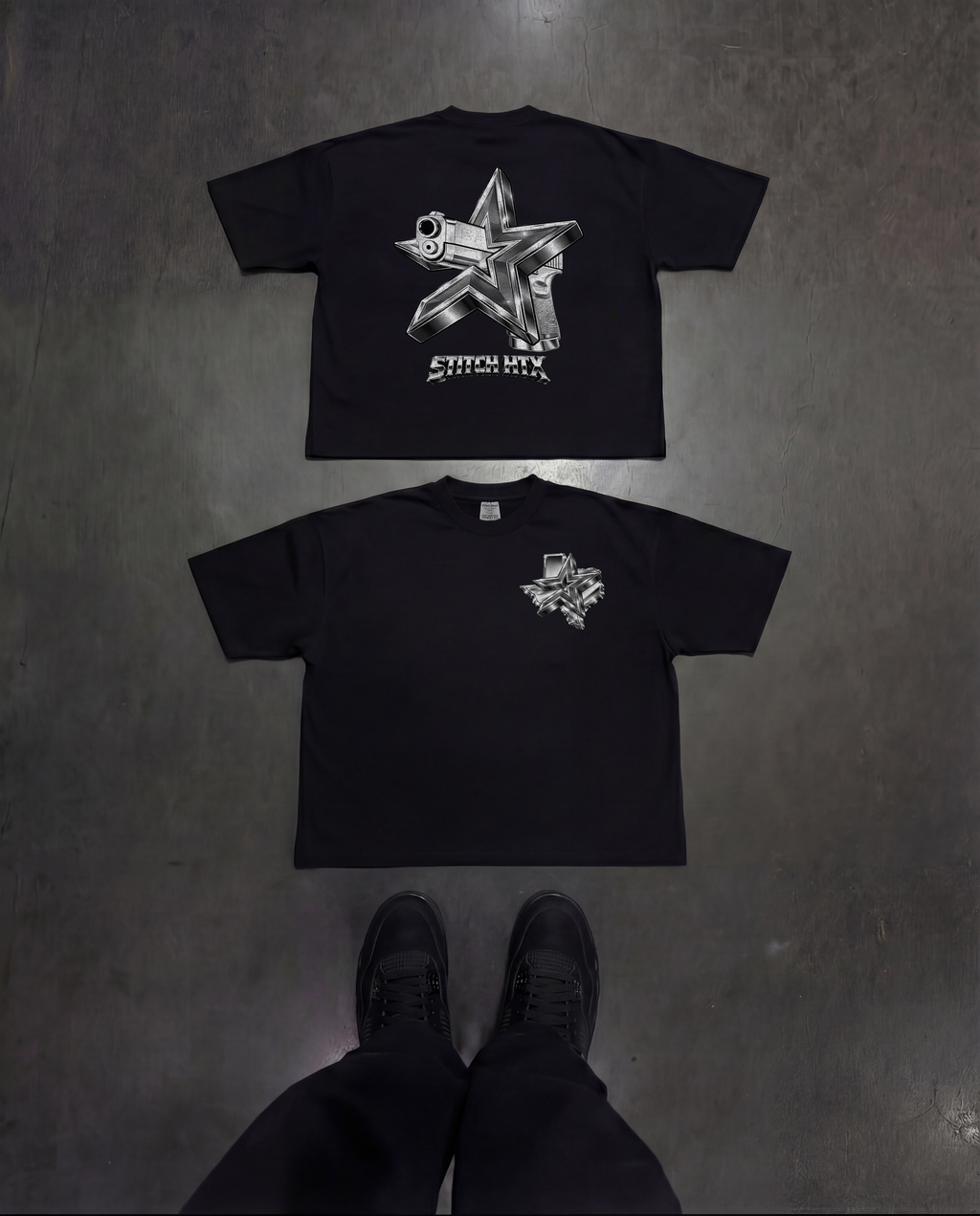 CHROME STROS GLOCK HEAVYWEIGHT SHAKAWEAR TEE