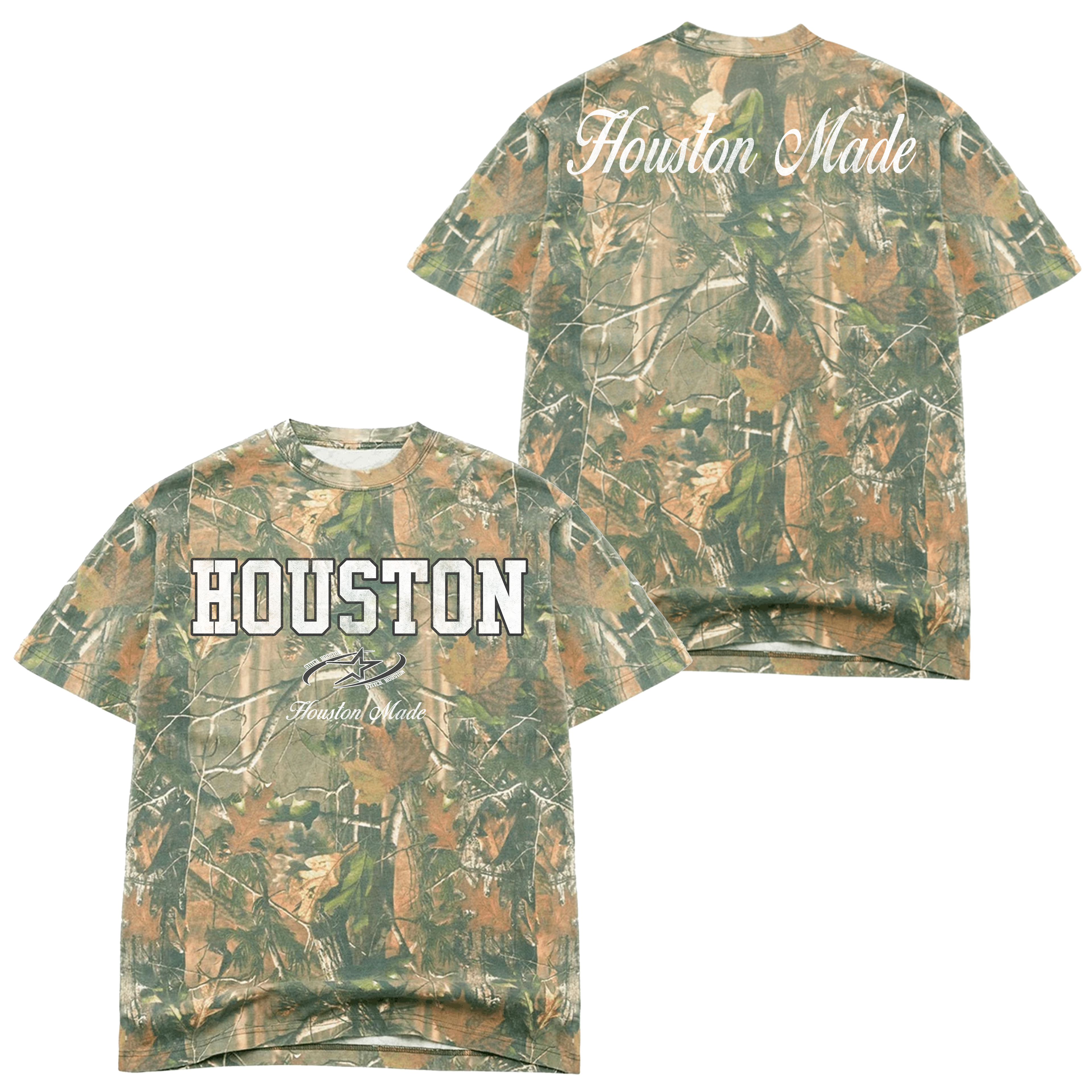 STITCH HOUSTON MADE TREE CAMO TEE