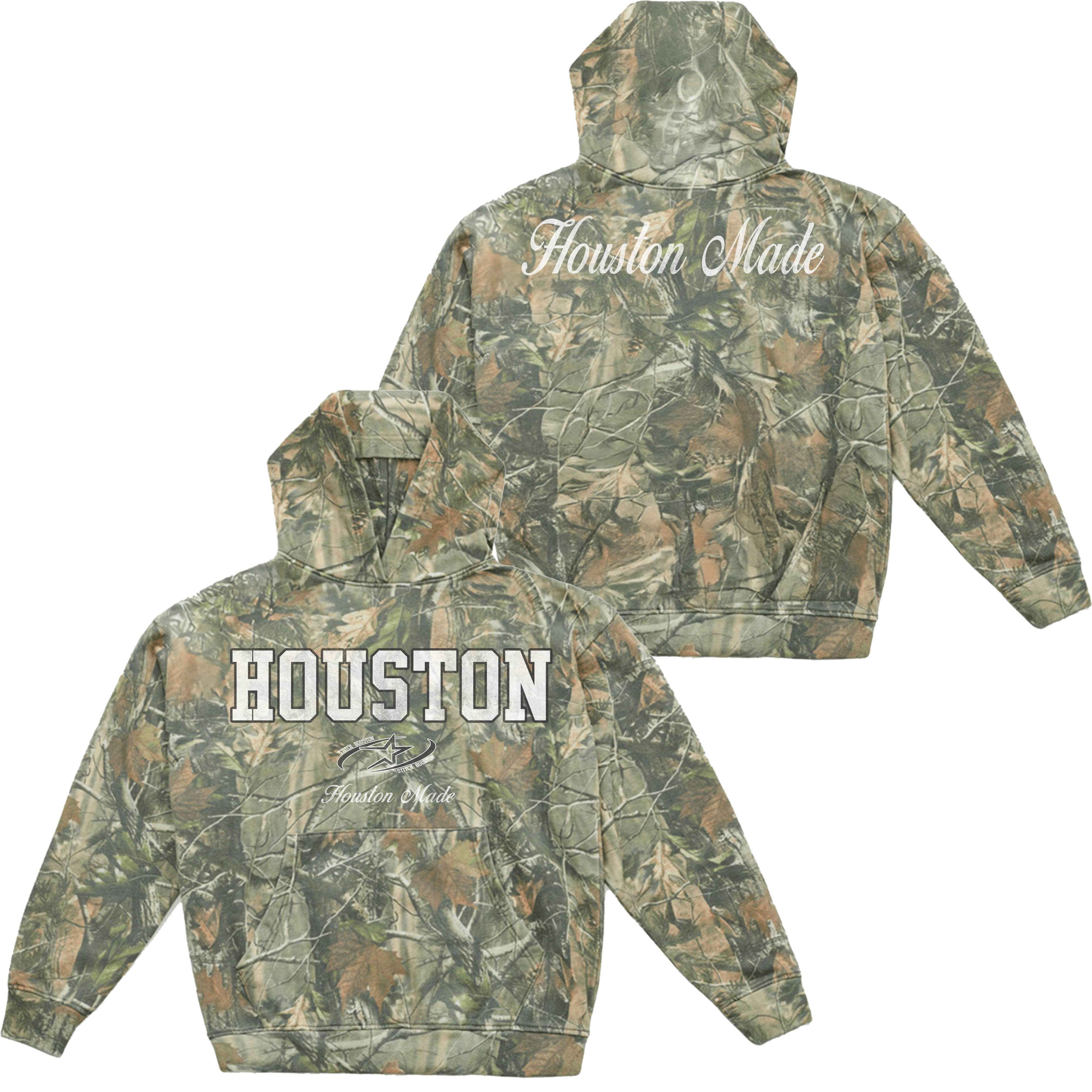 STITCH HOUSTON MADE TREE CAMO HOODIE